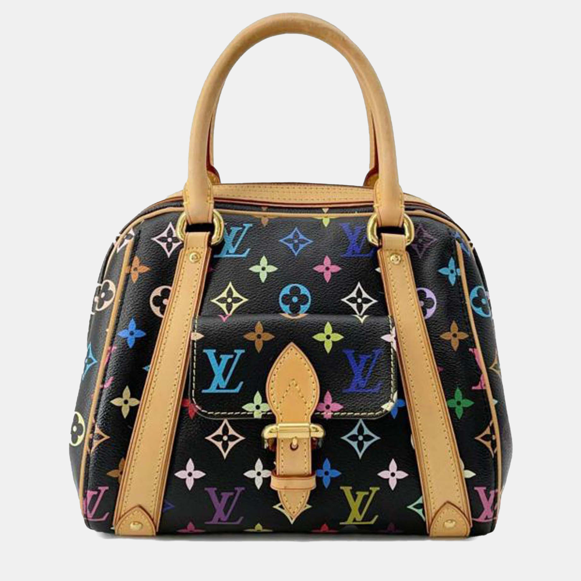 

Louis Vuitton Black Monogram Multicolore Priscilla