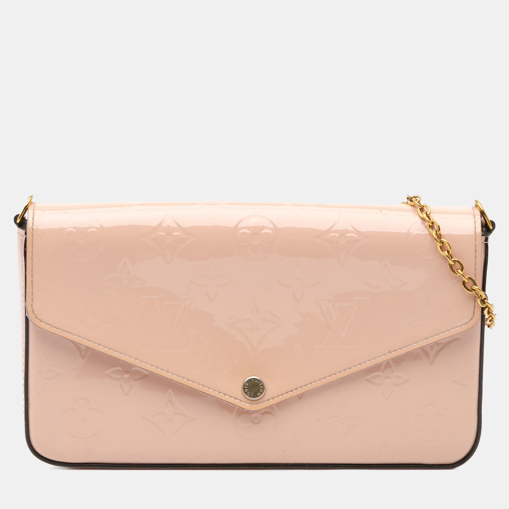

Louis Vuitton Pink Monogram Vernis Pochette Felicie