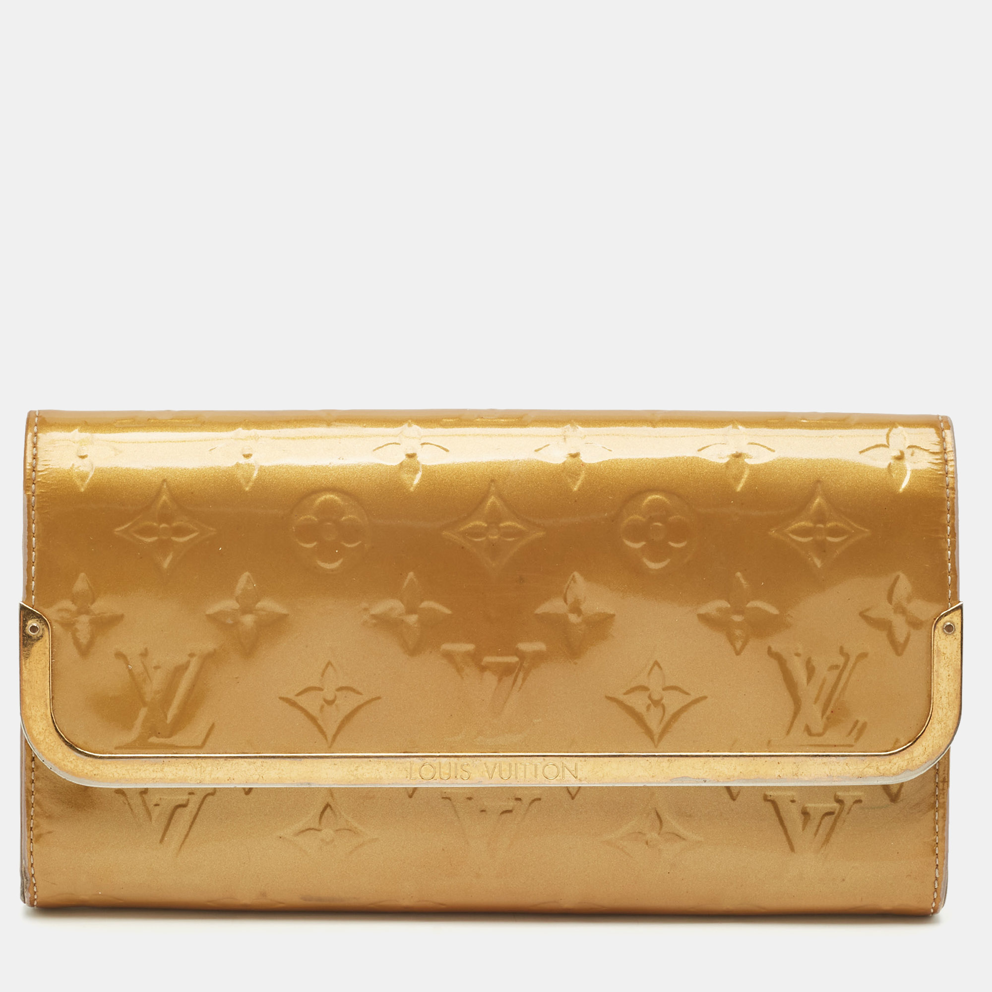 

Louis Vuitton Rose Florentine Monogram Vernis Rossmore MM Bag, Beige