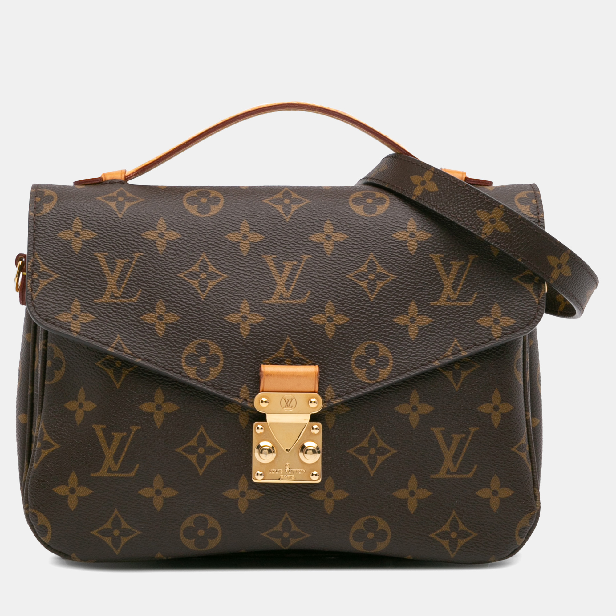 

Louis Vuitton Brown Monogram Pochette Metis