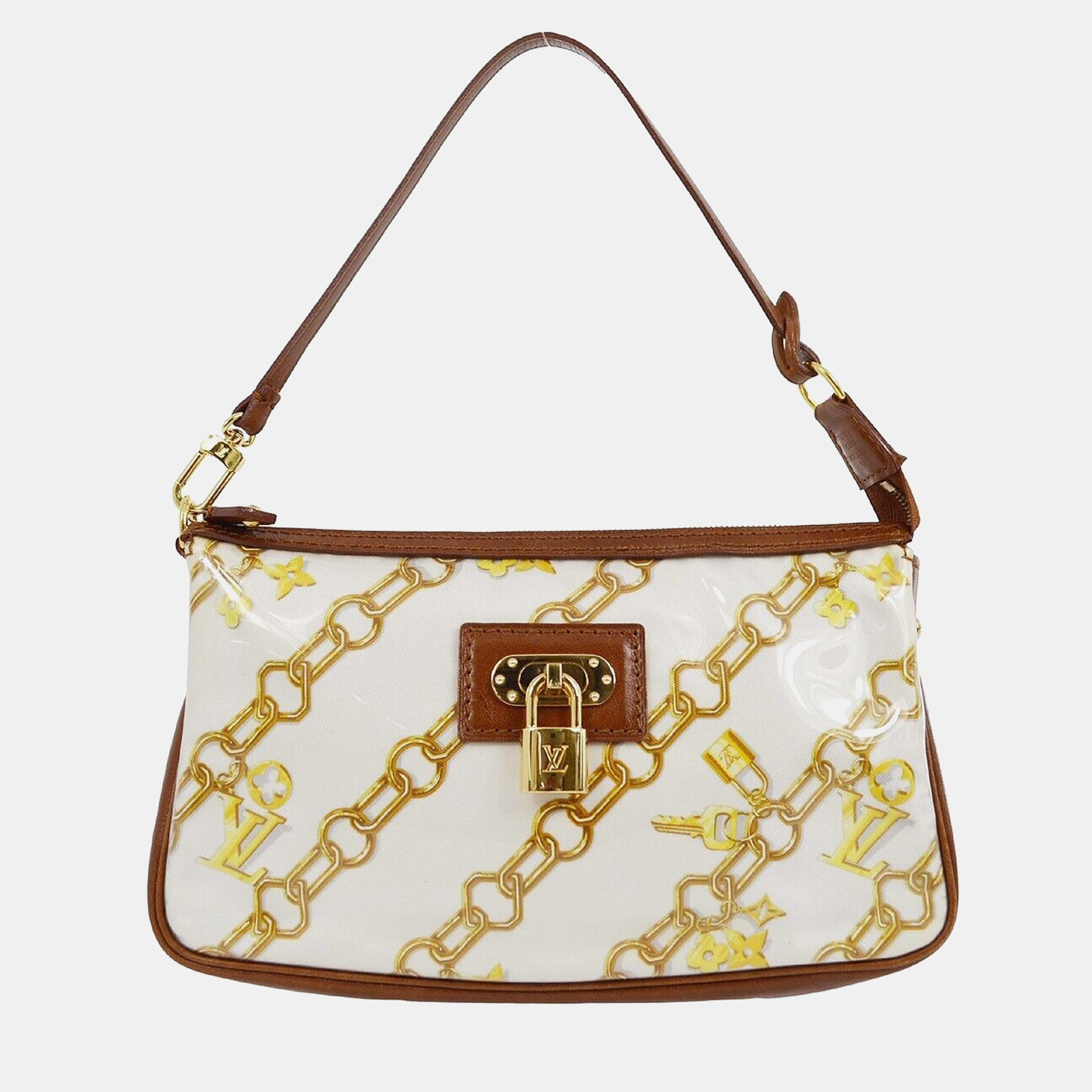 

Louis Vuitton Monogram Charm Pochette Accessoires, Brown