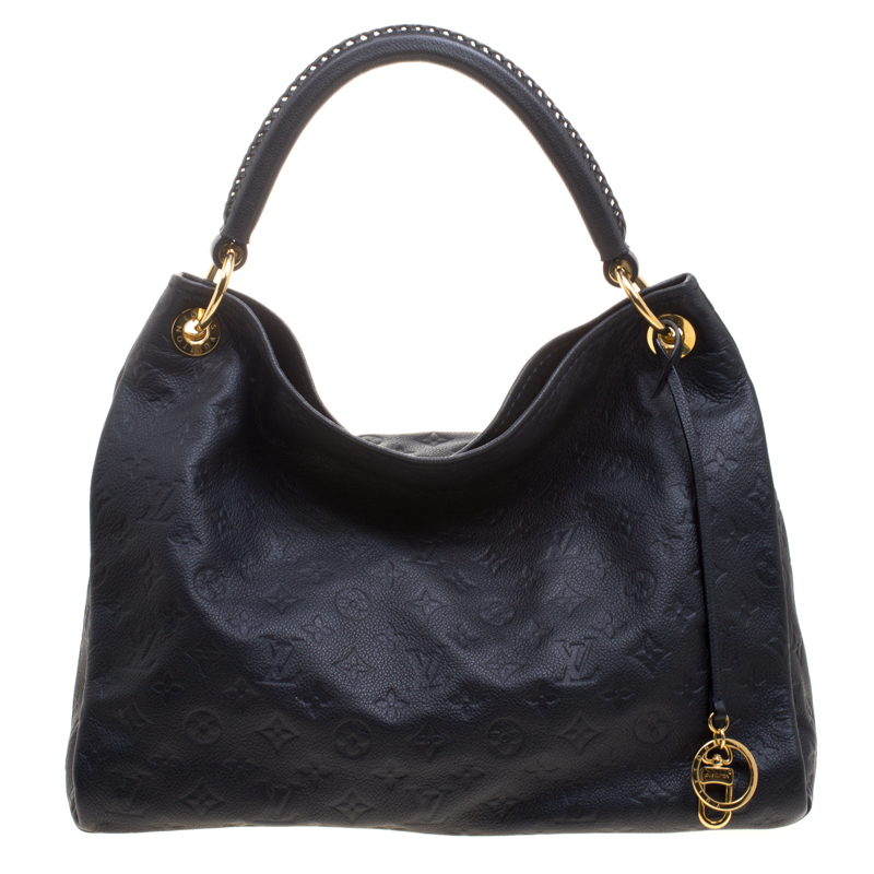 Pre Owned Louis Vuitton Bleu Infini Monogram Empreinte Leather Artsy MM Bag