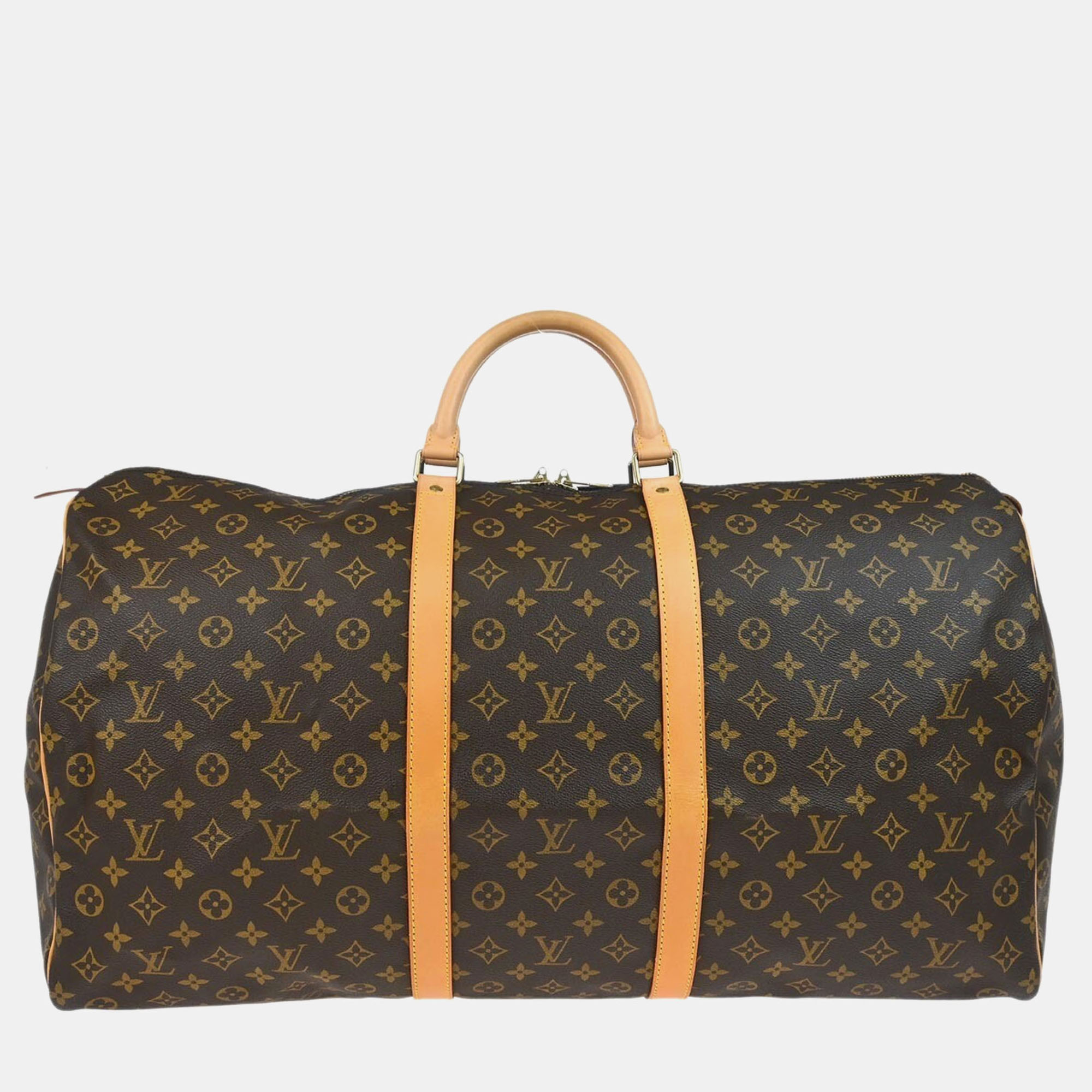 

Louis Vuitton Monogram Keepall 60 Duffle Handbag, Brown