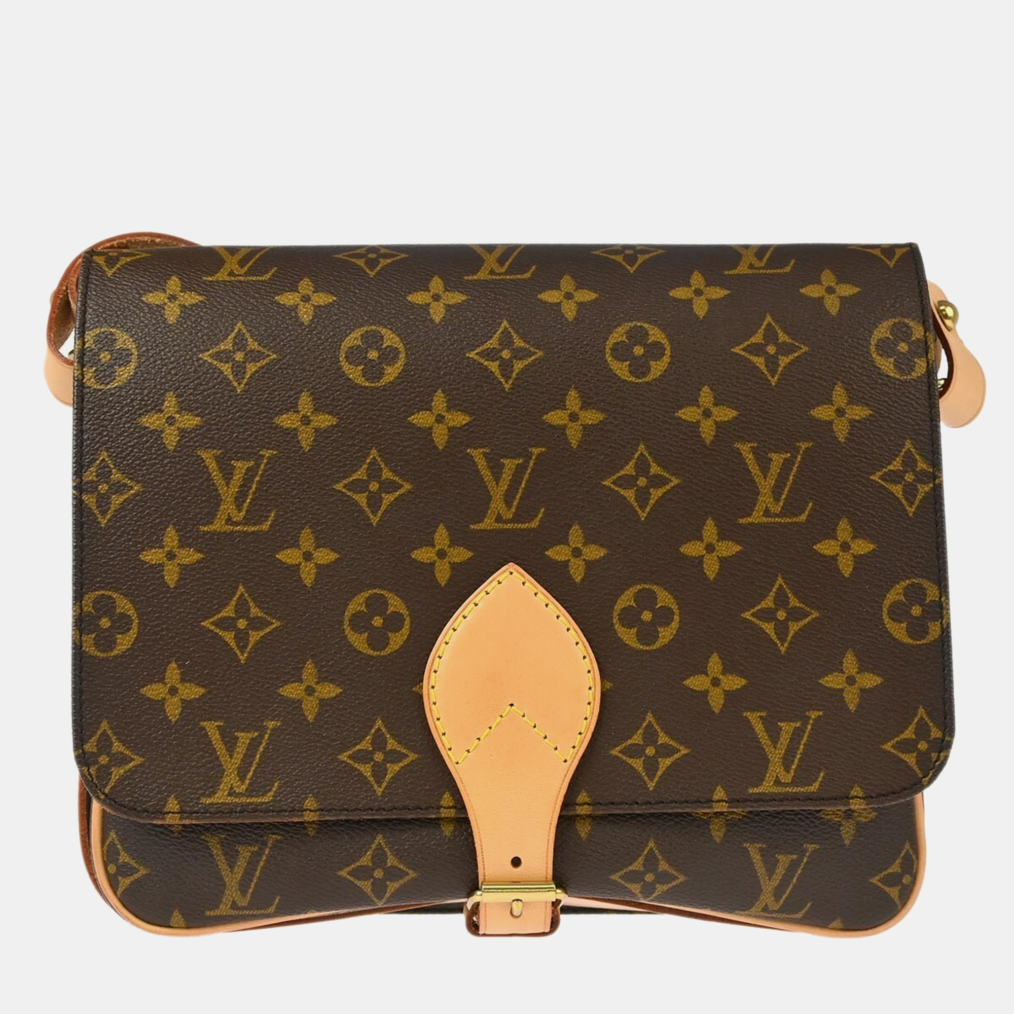 

Louis Vuitton Monogram Cartouchiere Gm Shoulder Bag, Brown