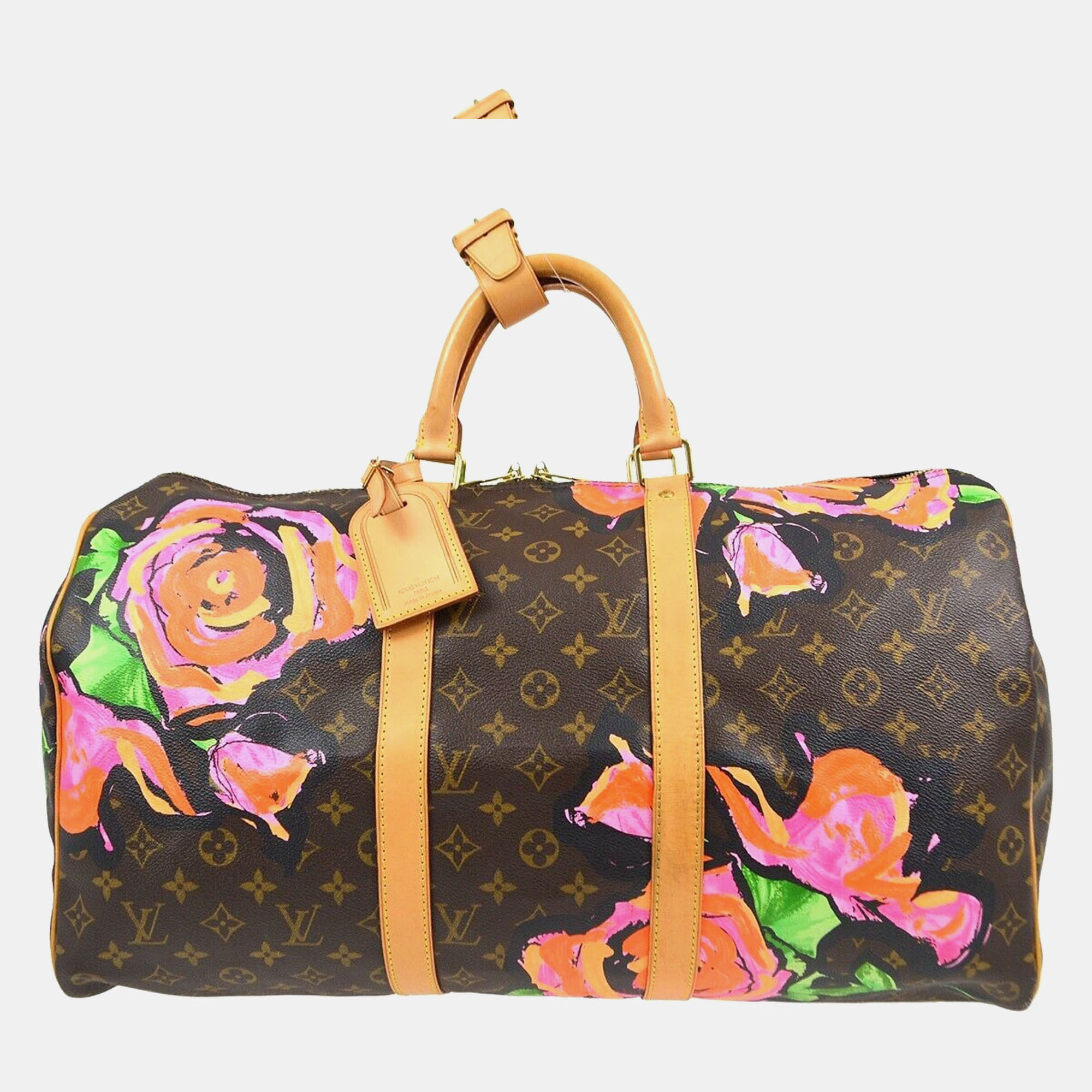 

Louis Vuitton Monogram Rose Keepall 50 Duffle Bag, Brown
