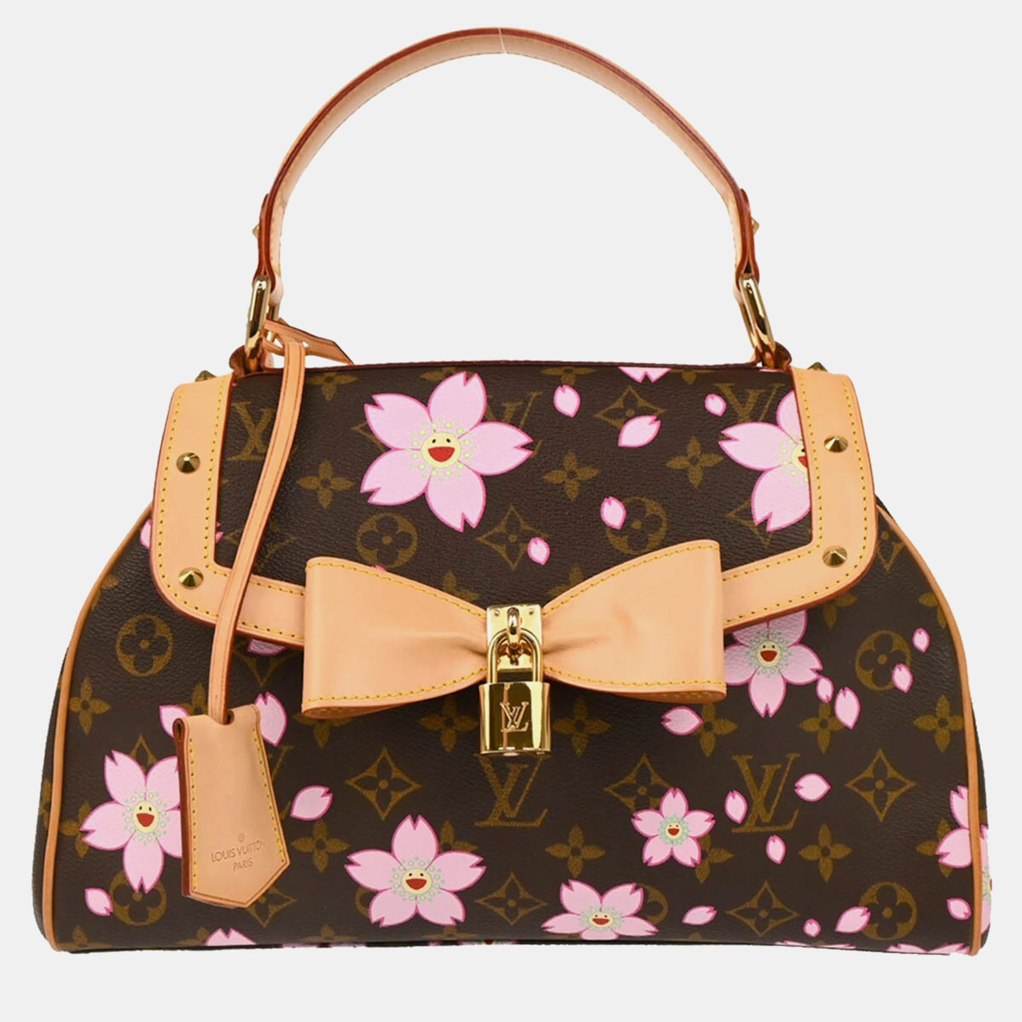 

Louis Vuitton Monogram Cherry Blossom Sac Retro Pm Handbag, Brown