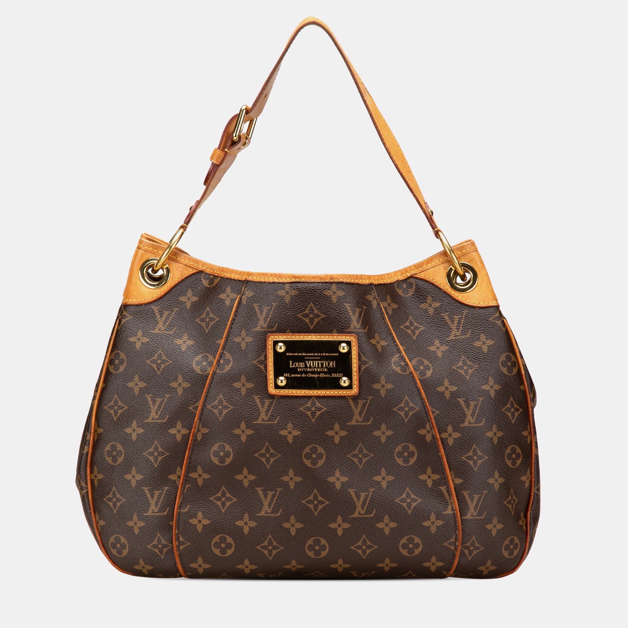 

Louis Vuitton Brown Monogram Galliera PM