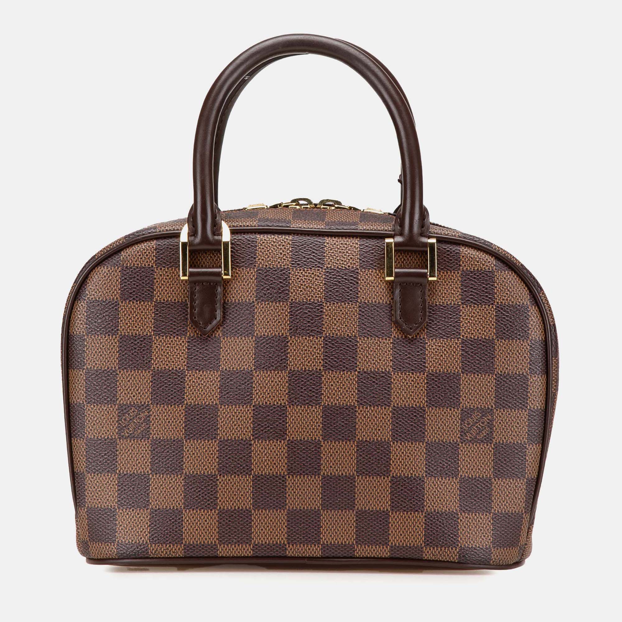 

Louis Vuitton Brown Damier Ebene Mini Sarria
