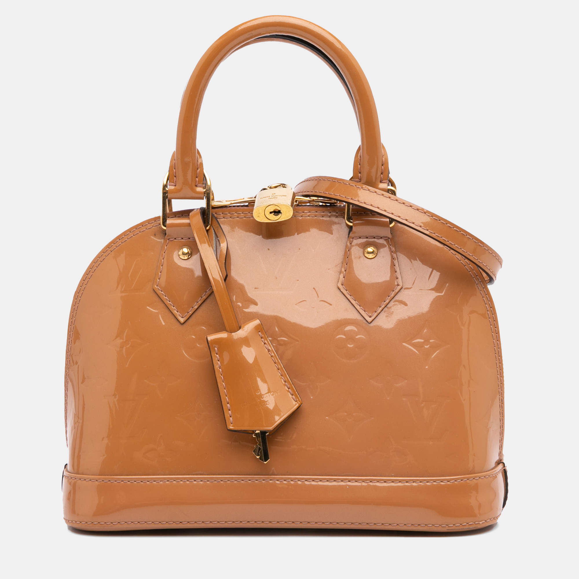 

Louis Vuitton Brown Monogram Vernis Alma BB
