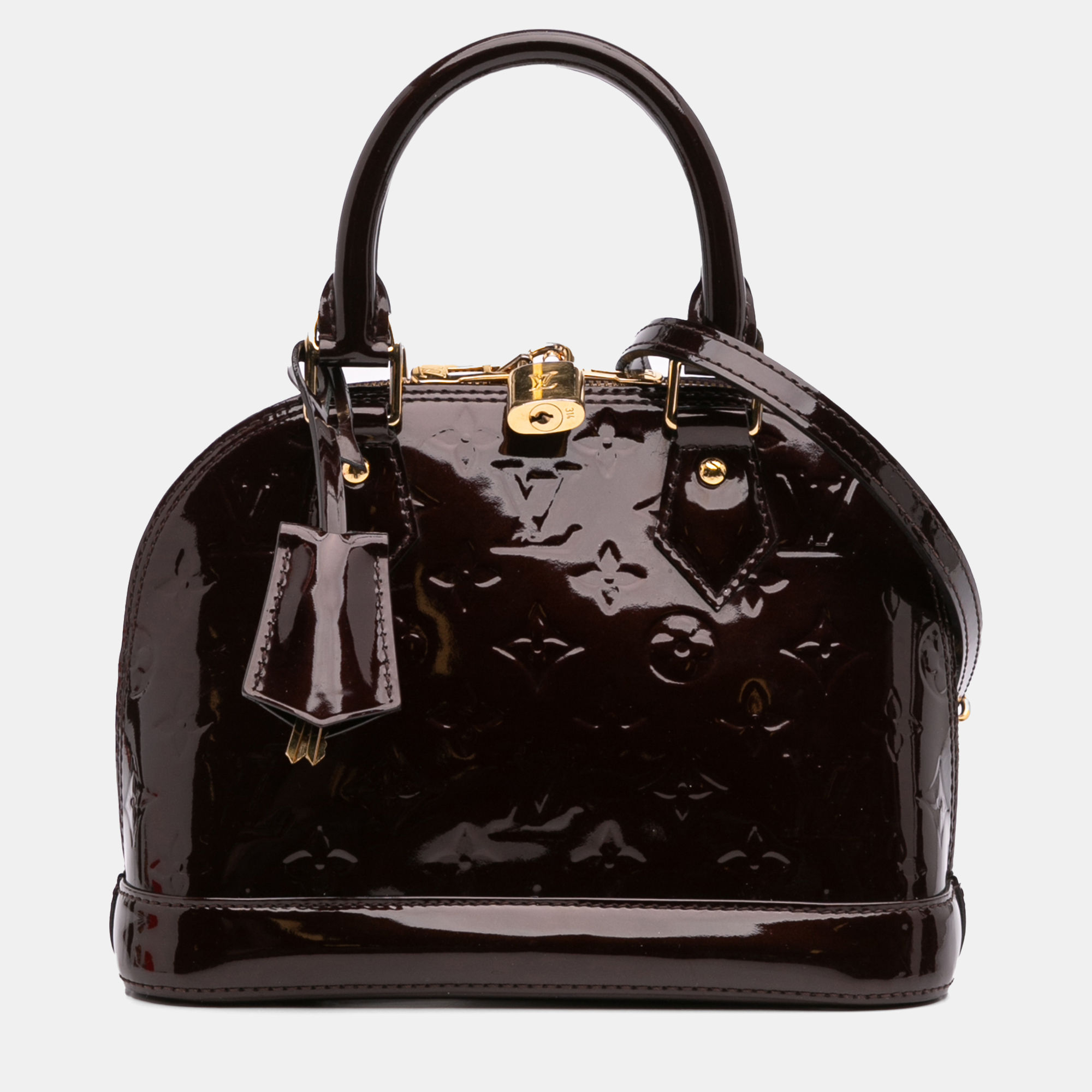 

Louis Vuitton Purple Monogram Vernis Alma BB