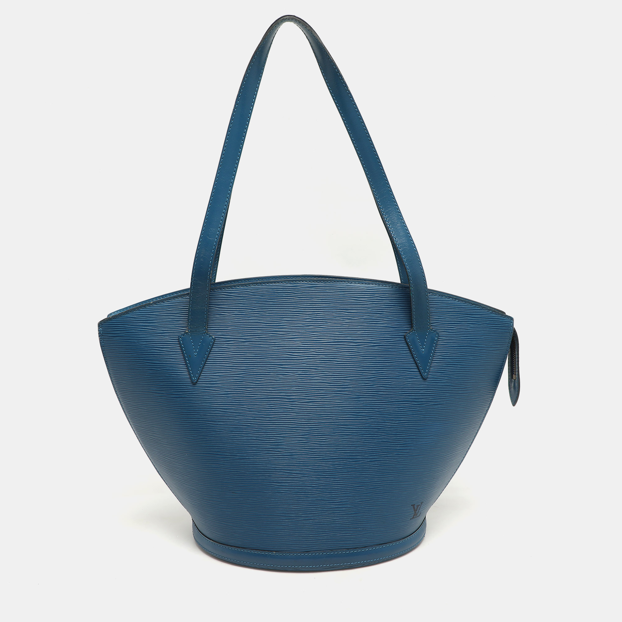 

Louis Vuitton Blue Epi Leather Saint Jacques GM Bag