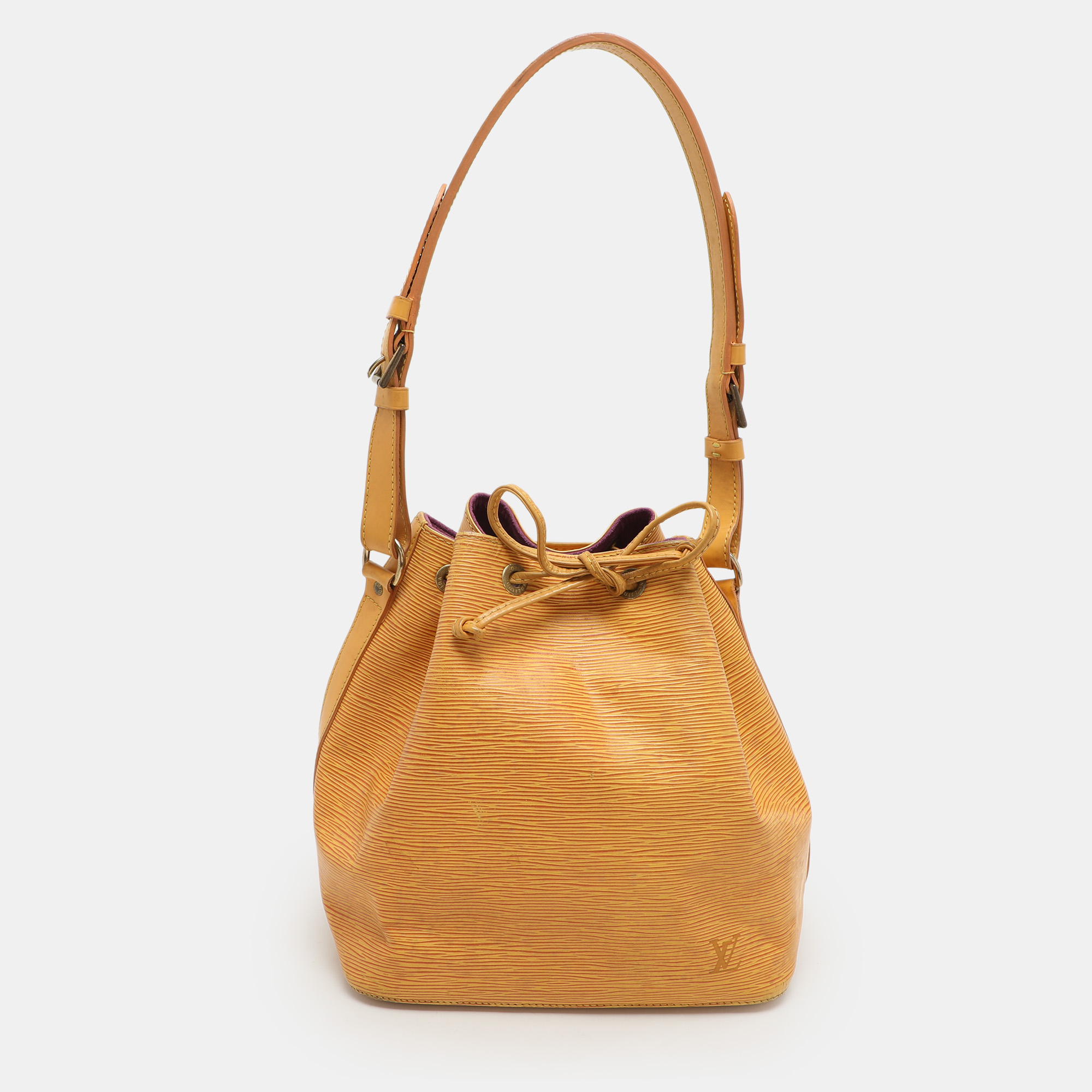 

Louis Vuitton Tassil Yellow Epi Leather Petit Noe Bag