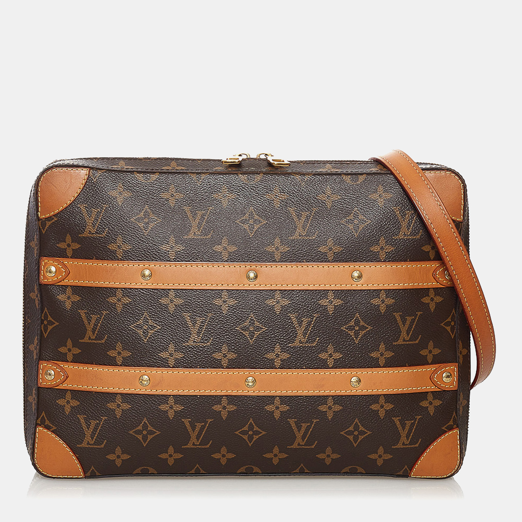 

Louis Vuitton Brown Monogram Soft Trunk Messenger