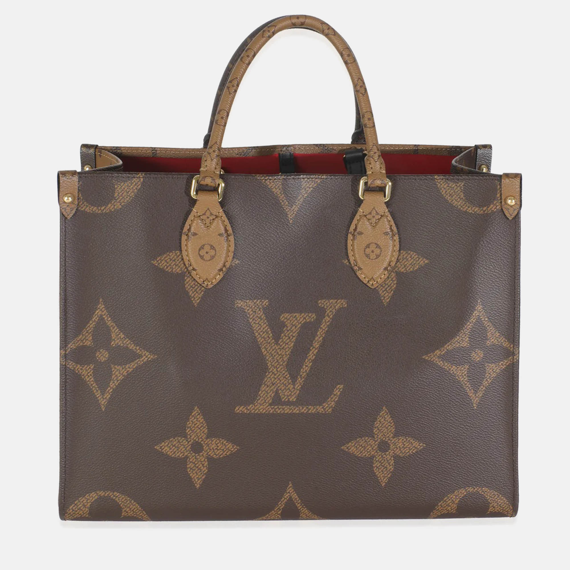 

Louis Vuitton Brown Reverse Monogram Canvas Onthego MM bag