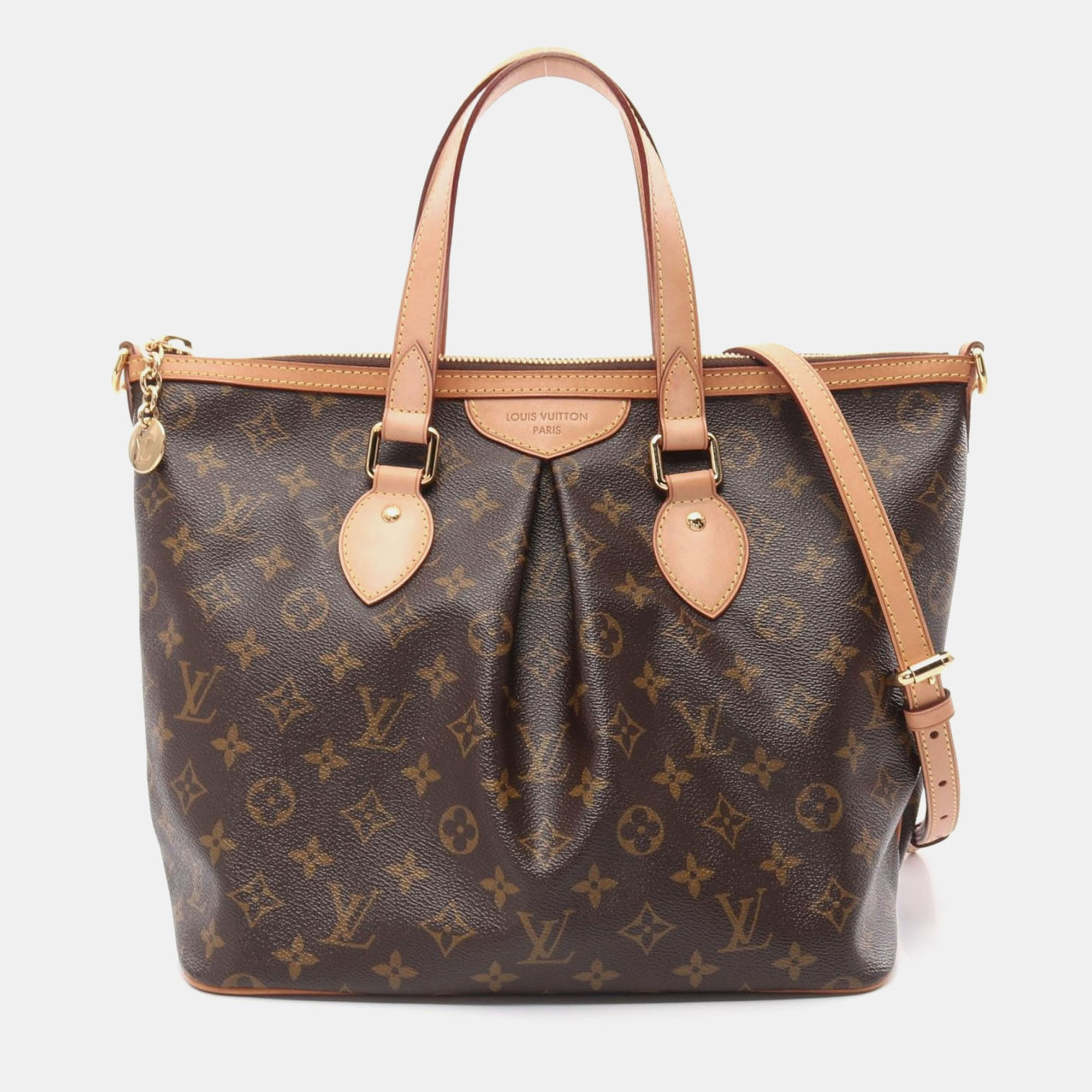 

Louis Vuitton Palermo Pm Hand Shoulder Bag Monogram Leather Brown Lv