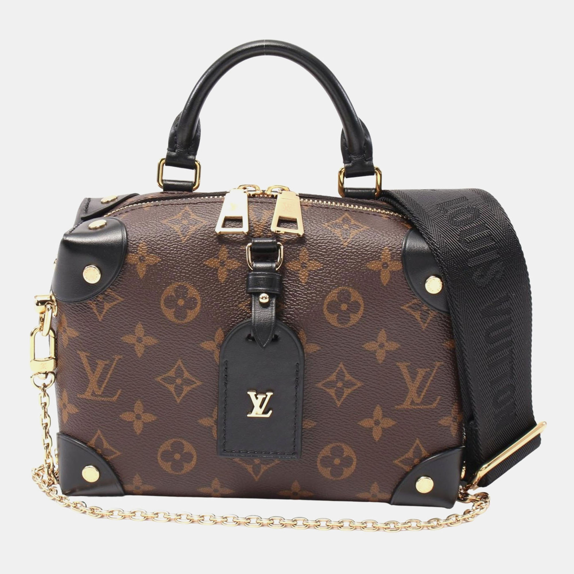 

Louis Vuitton Petite Male Souple Monogram Handbag Pvc Black