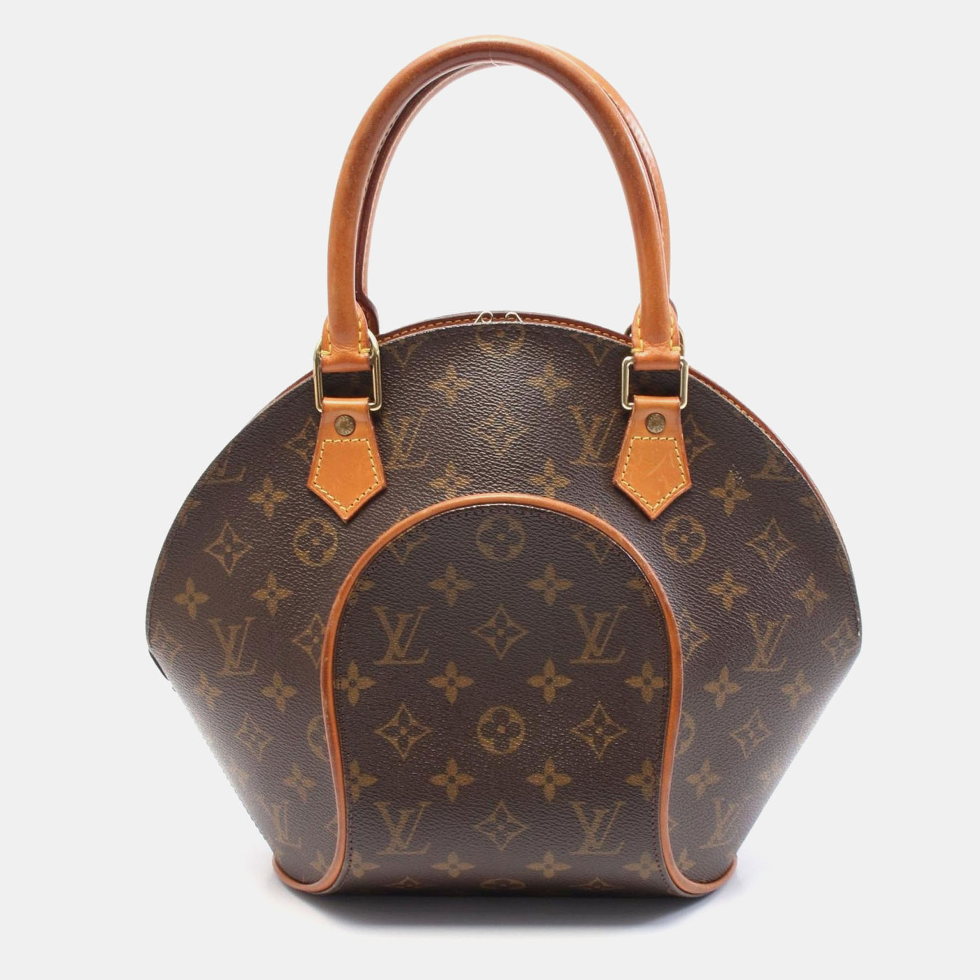 

Louis Vuitton Ellipse Pm Handbag Monogram Canvas Leather Brown Lv