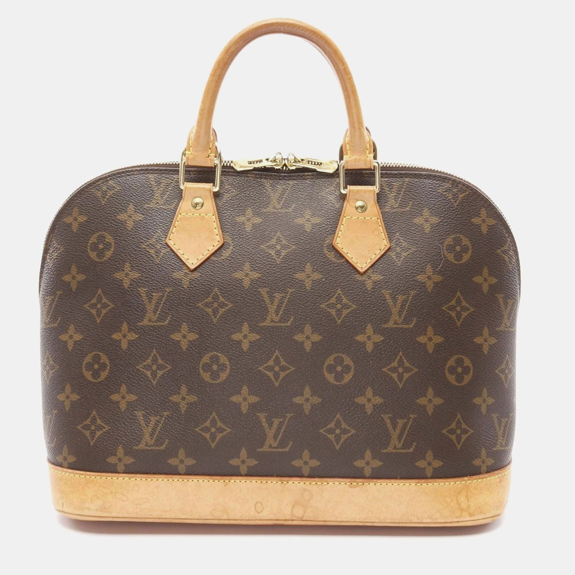

Louis Vuitton Alma Pm Handbag Monogram Canvas Leather Lv, Brown