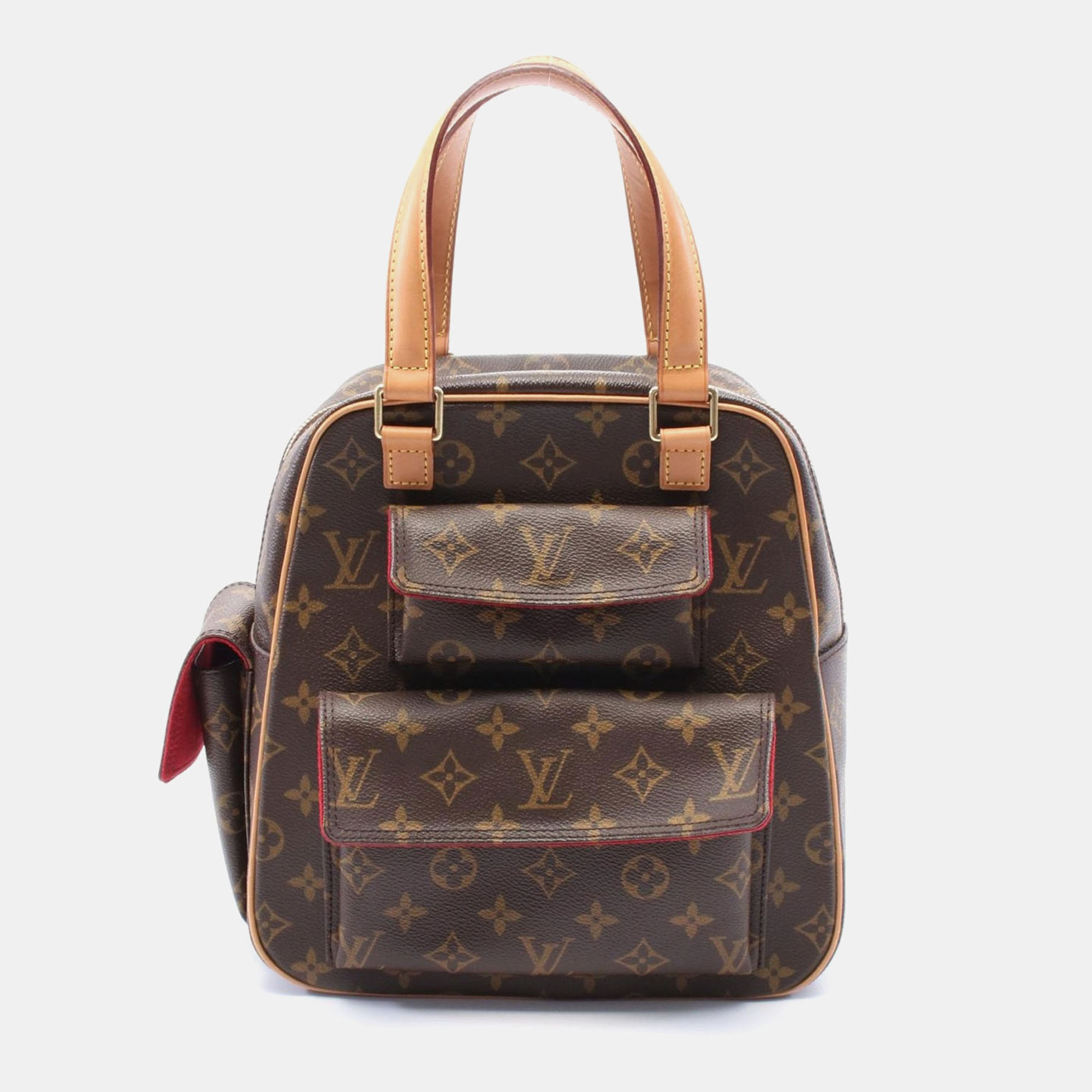 

Louis Vuitton Exsantri Cite Hand Bag Monogram Canvas Leather Brown