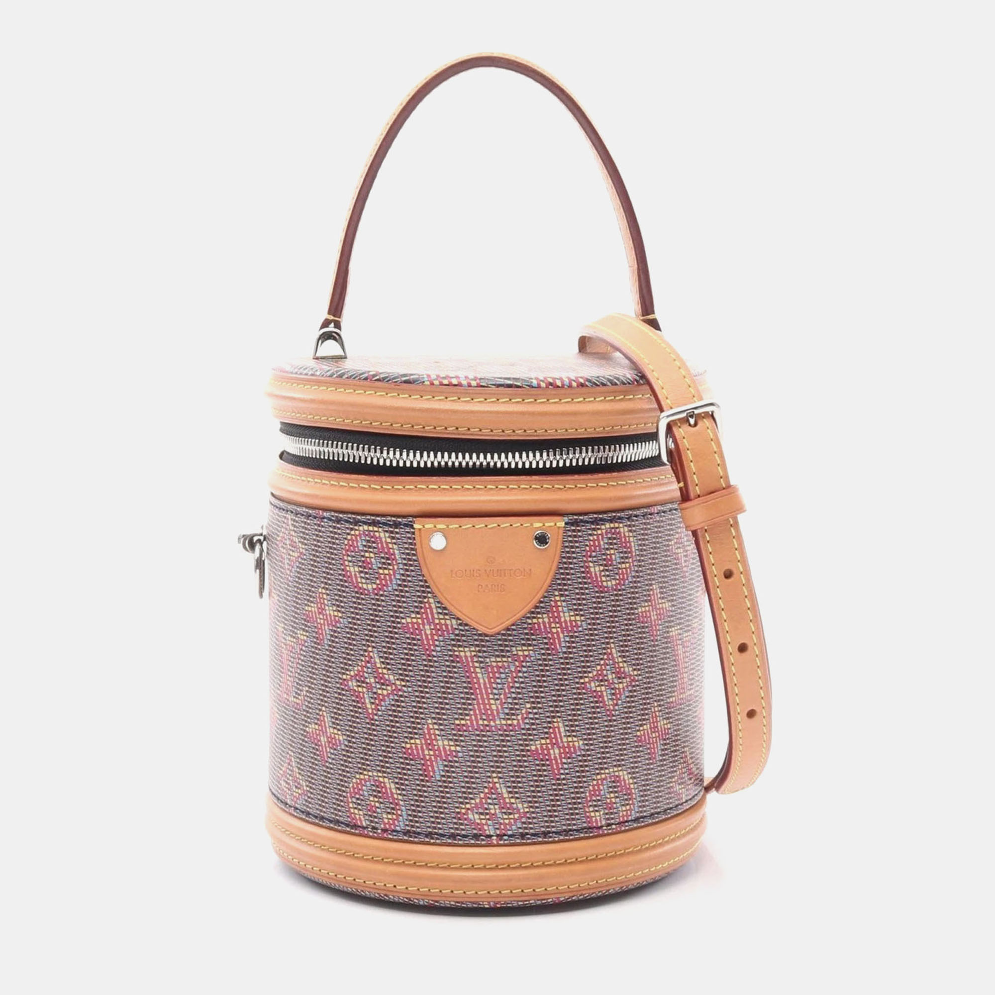 

Louis Vuitton Cannes 2Way Handbag Monogram Lv Pop Pink Brown Lv