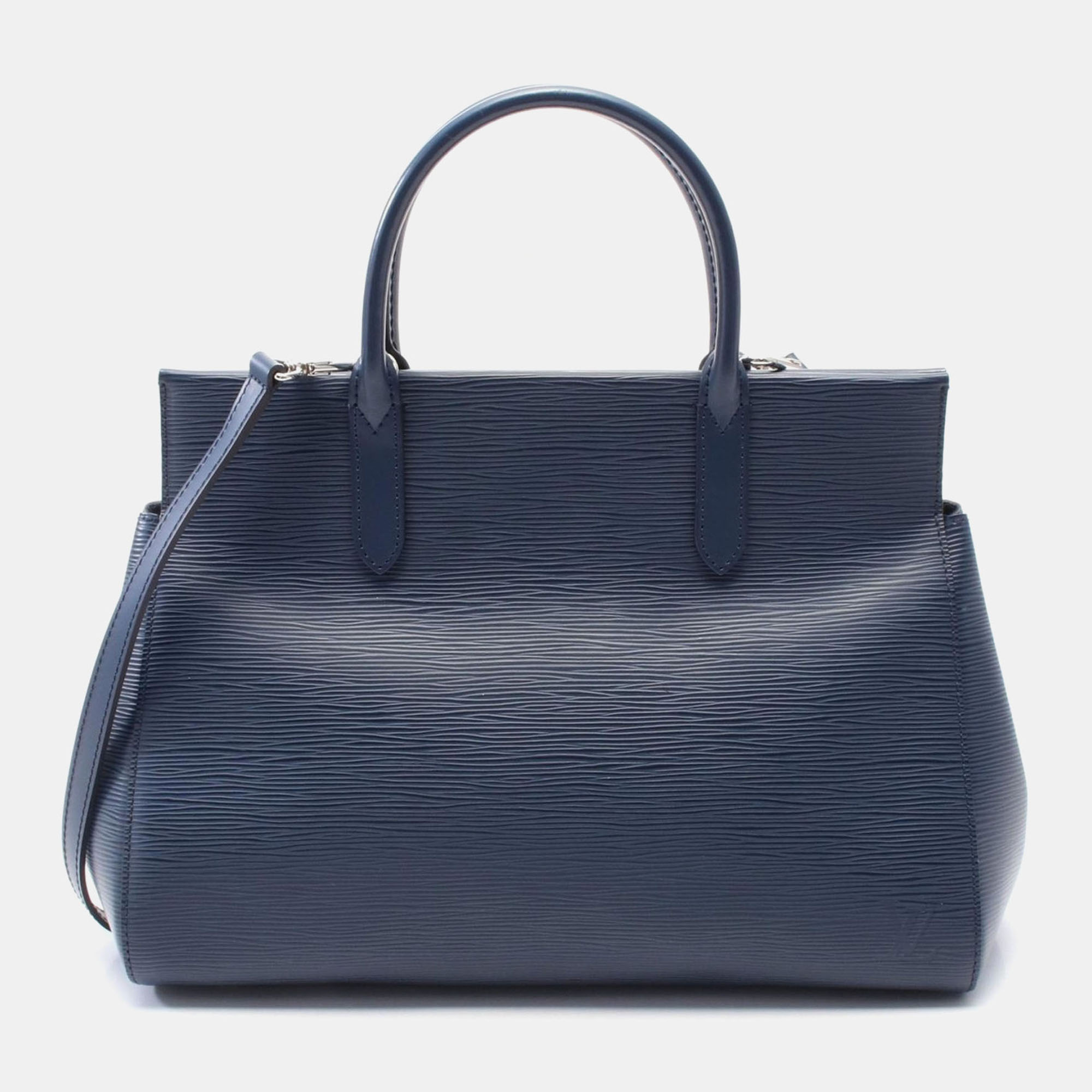 

Louis Vuitton Marley Mm Hand Shoulder Bag Epi Indigo Blue Lv