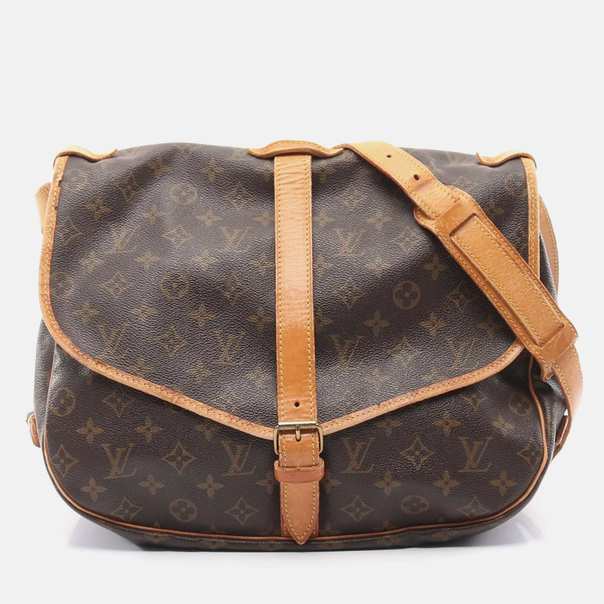 

Louis Vuitton Samuel 35 Crossbody Shoulder Bag Monogram Canvas, Brown