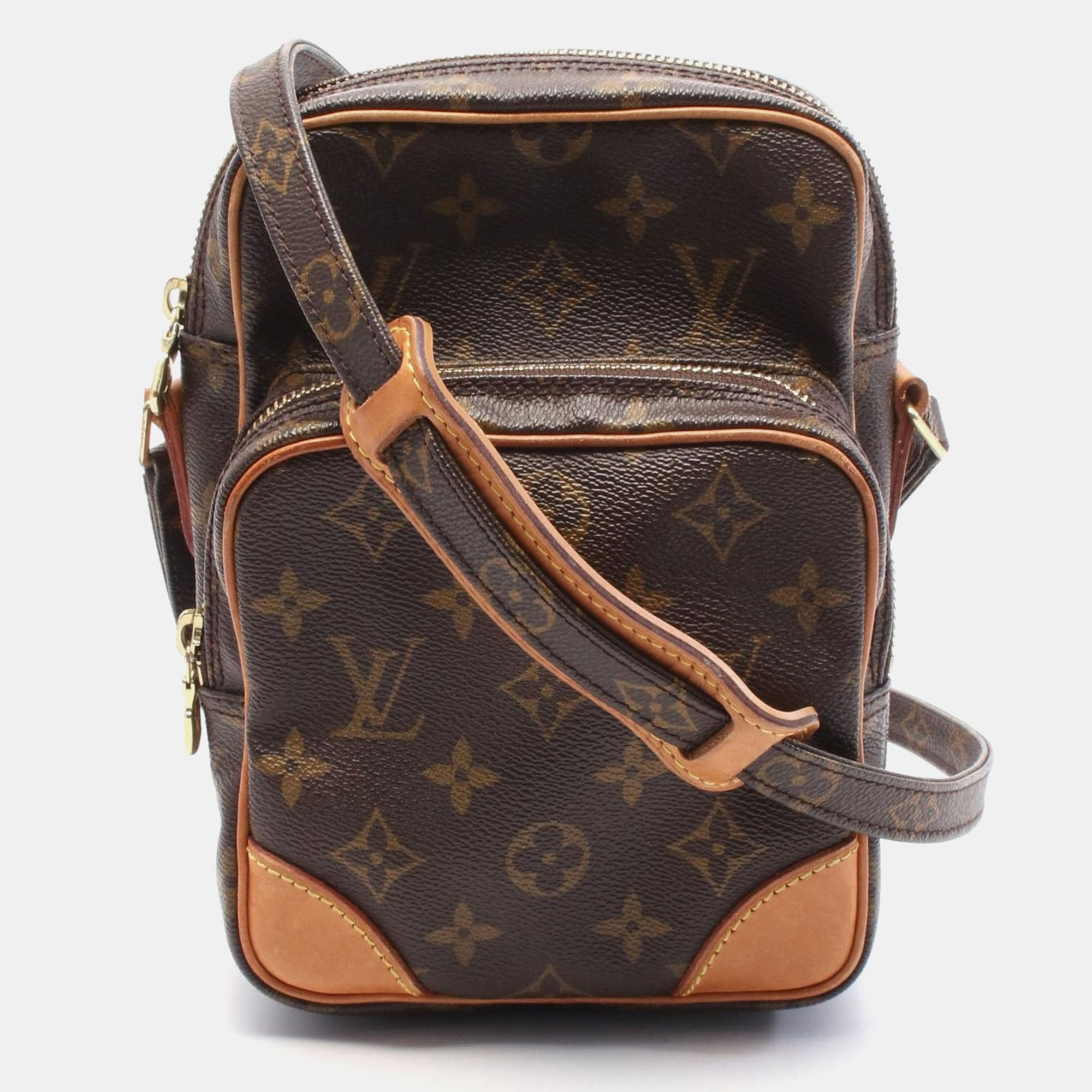 

Louis Vuitton Amazon Crossbody Shoulder Bag Monogram Brown Lv