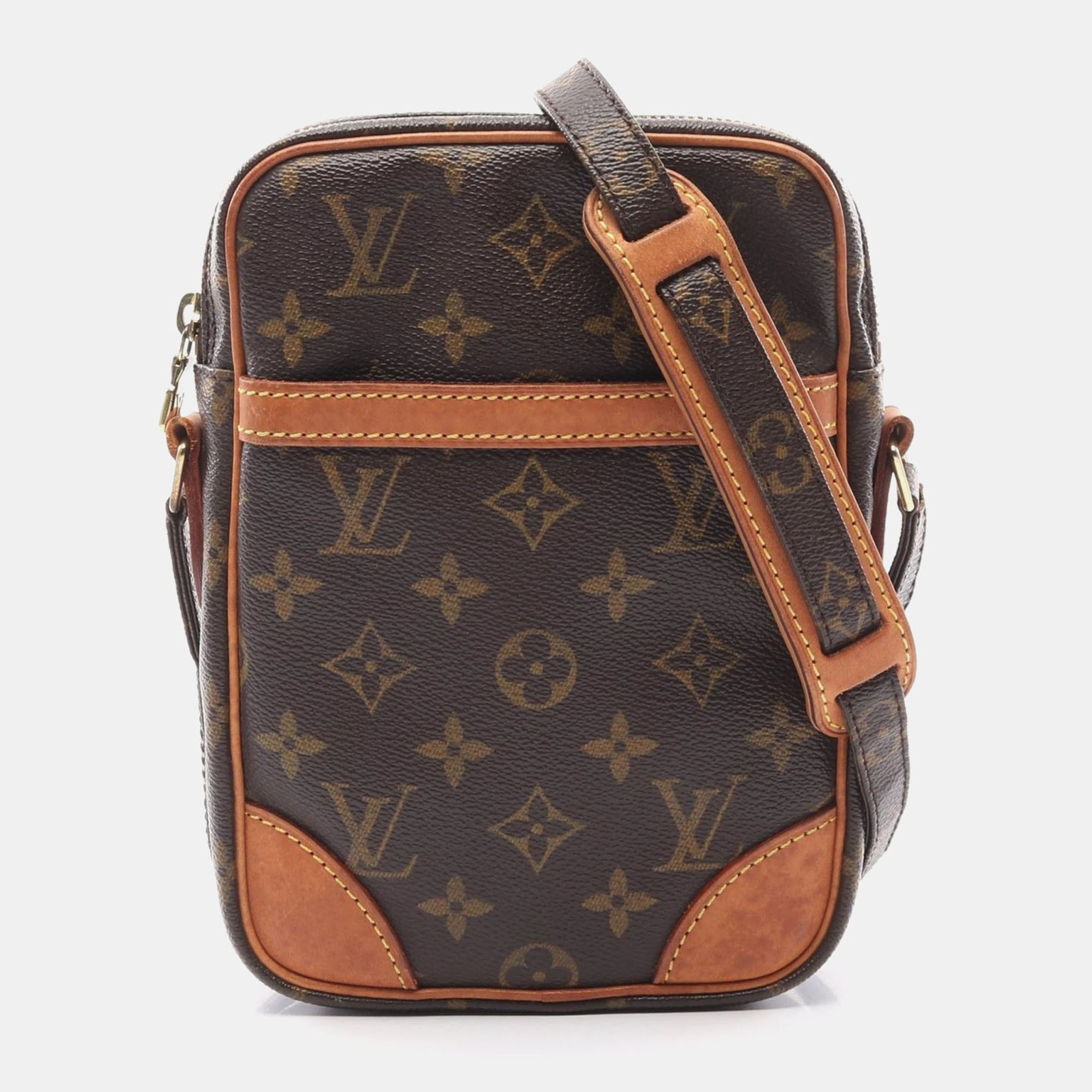 

Louis Vuitton Danube Shoulder Crossbody Bag Monogram Brown Lv
