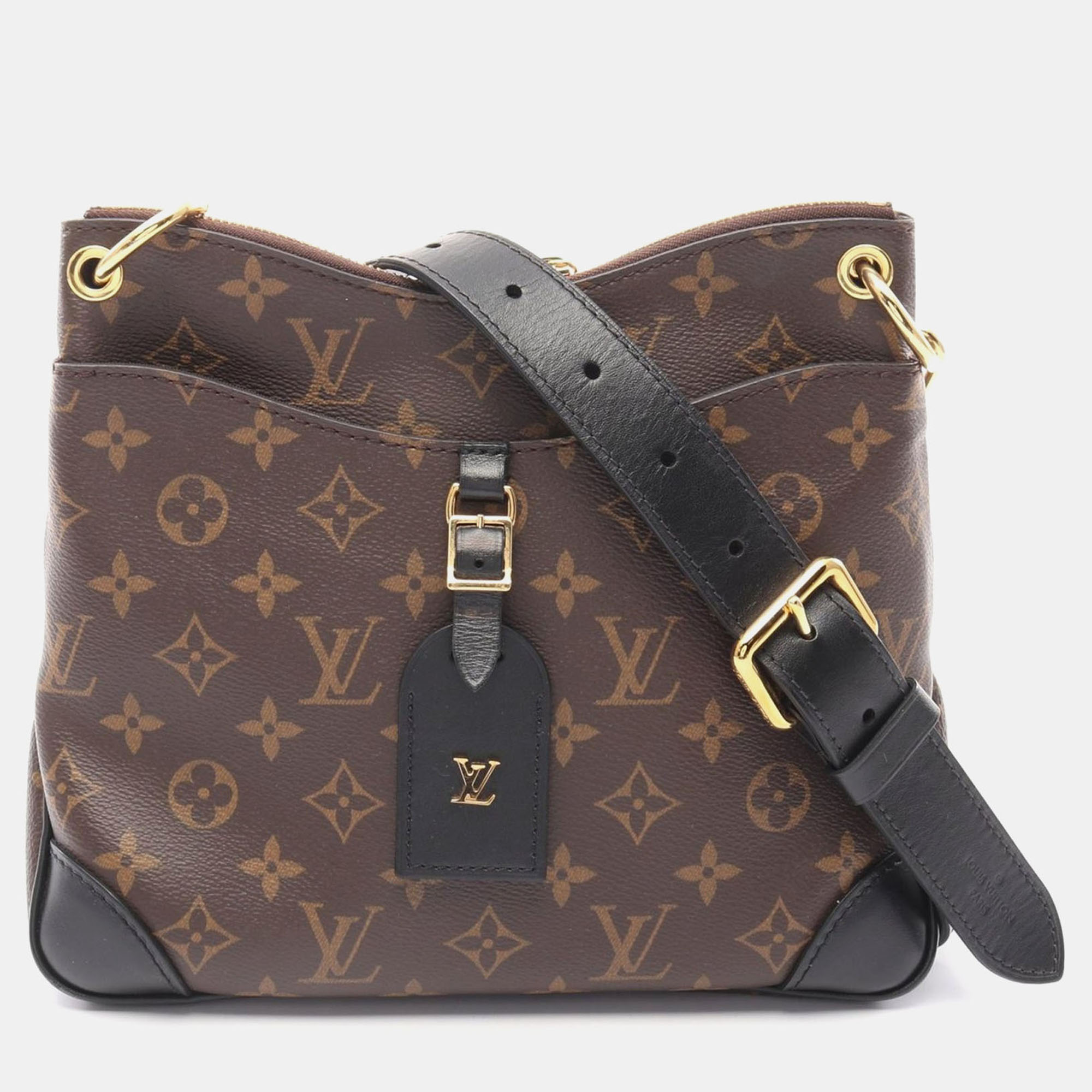 

Louis Vuitton Odeon Nm Pm Shoulder Bag Monogram Canvas Brown Black