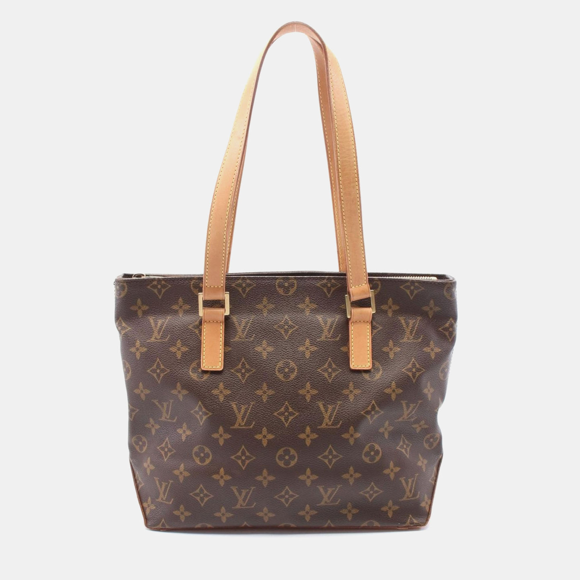 

Louis Vuitton Cabas Piano Shoulder Tote Bag Monogram Canvas Brown Lv