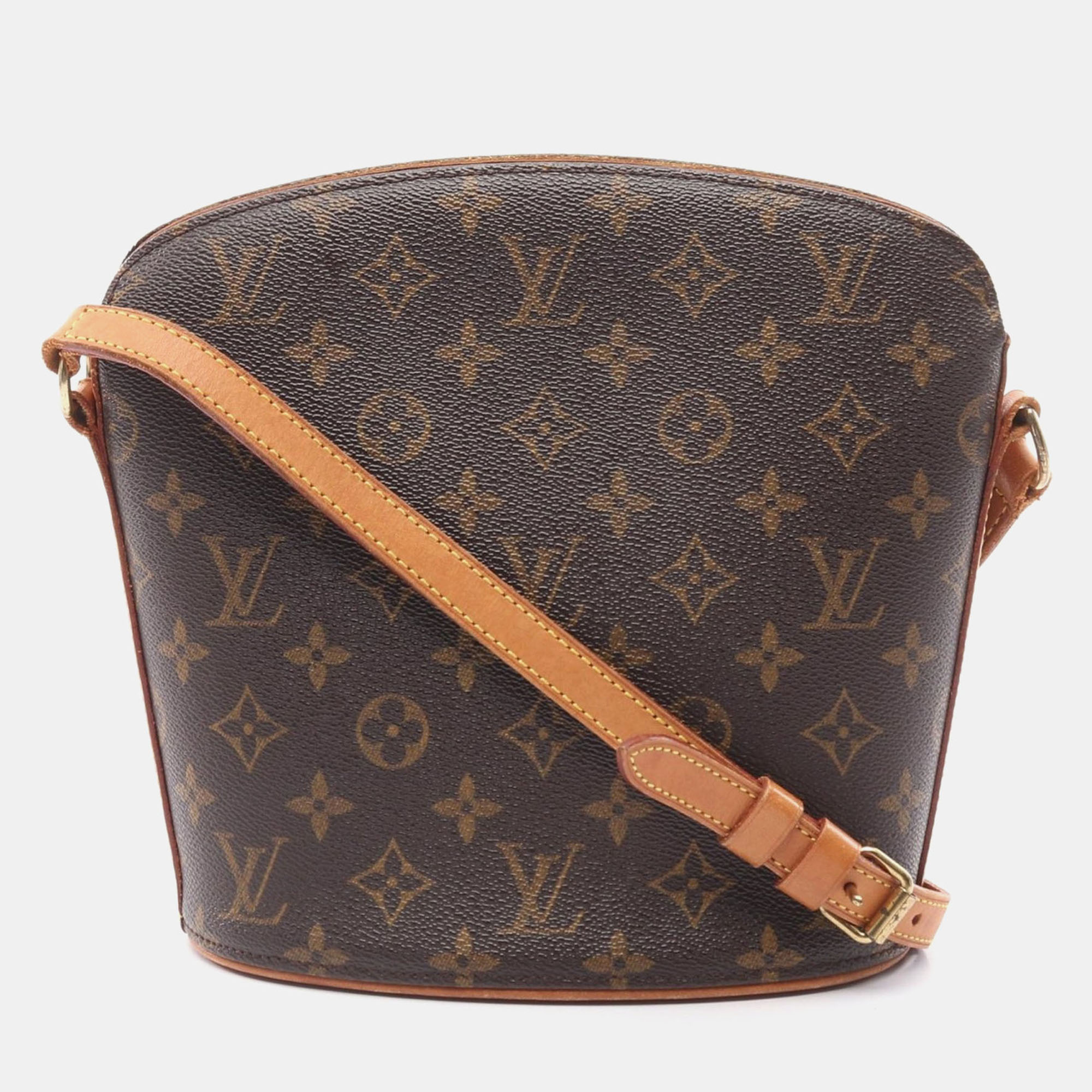 

Louis Vuitton Drouot Shoulder Bag Monogram Canvas Brown Crossbody