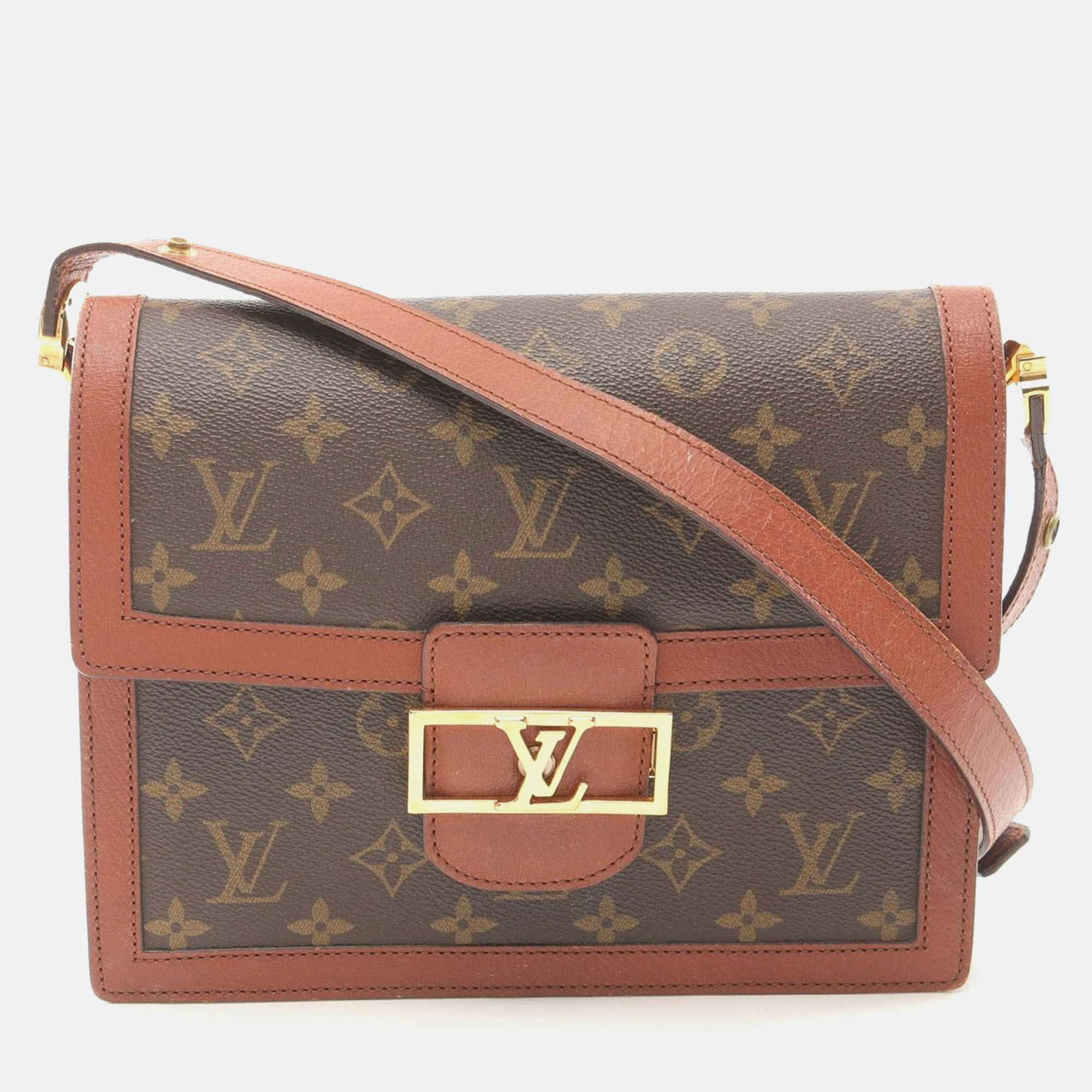 

Louis Vuitton Sac Dauphine Shoulder Bag Monogram Brown Crossbody Lv