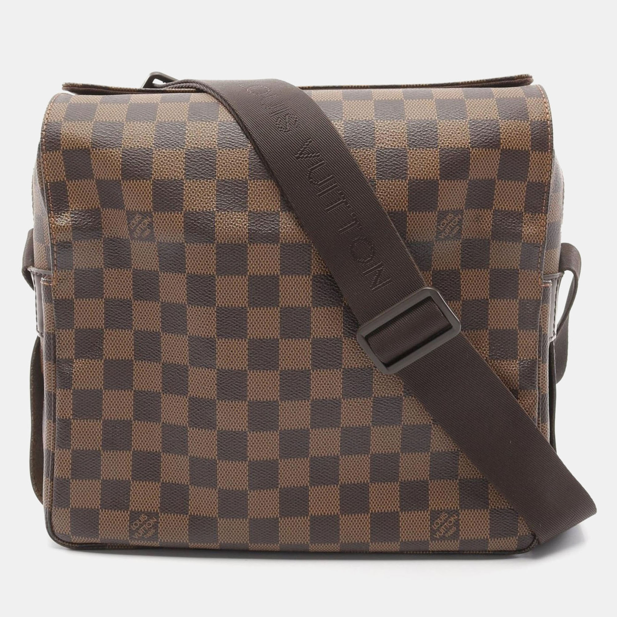 

Louis Vuitton Naviglio Shoulder Bag Damier Canvas Brown Ebene Unisex