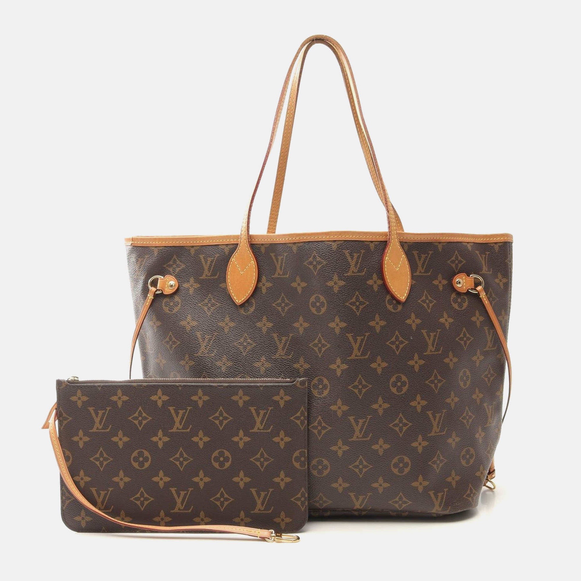 

Louis Vuitton Neverfull Mm Tote Bag Monogram Canvas Brown Lv