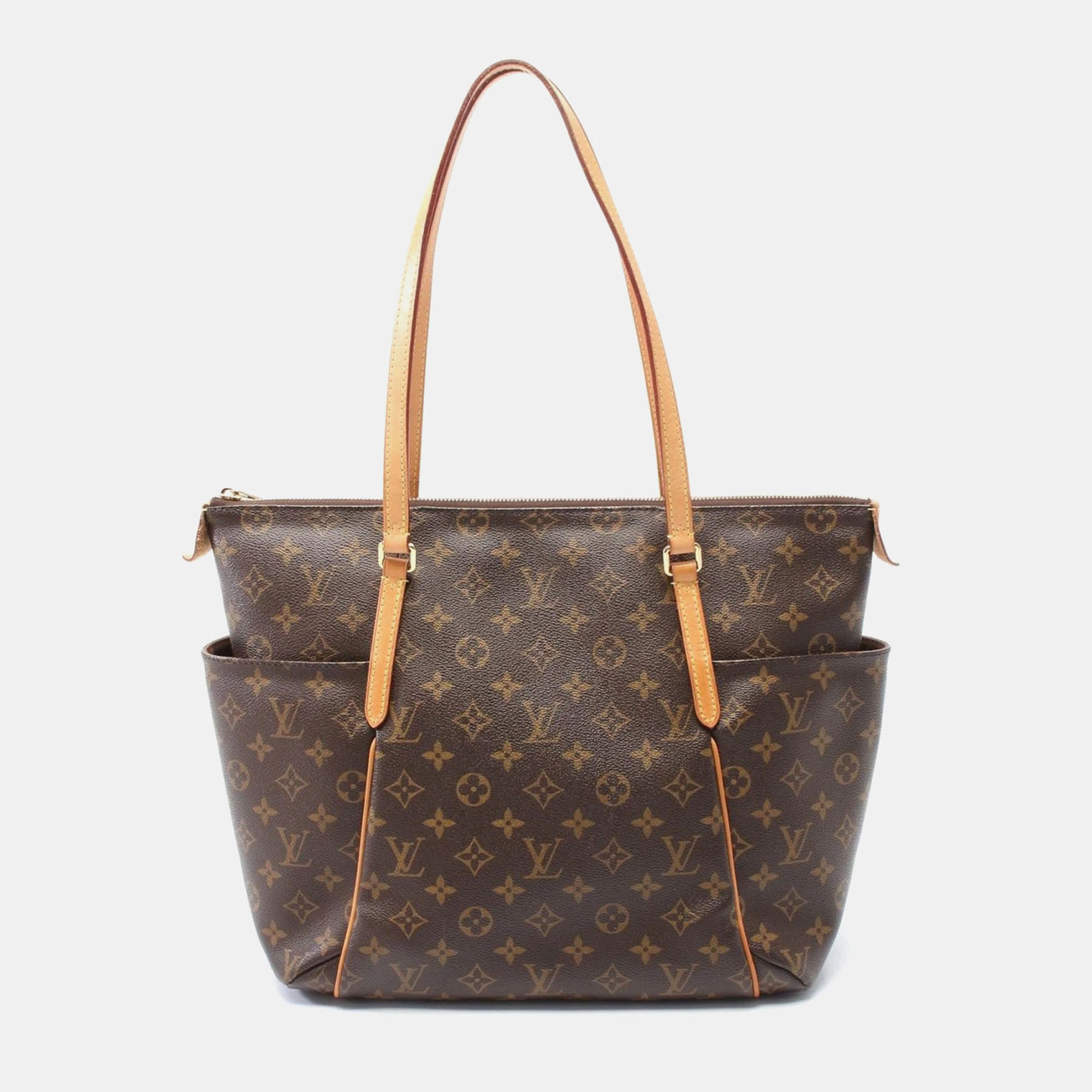 

Louis Vuitton Totally Mm Tote Shoulder Bag Monogram Leather Brown Lv