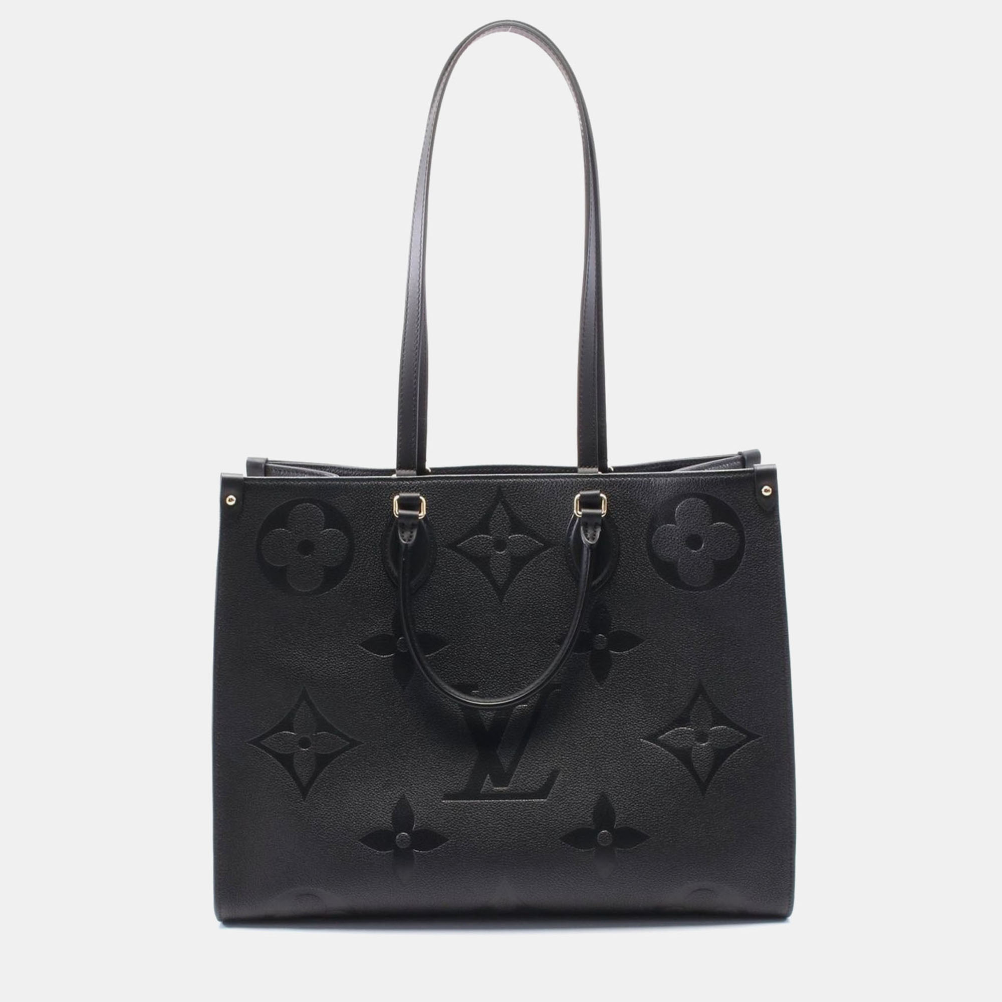 

Louis Vuitton On-The-Go Gm Tote Shoulder Bag Monogram Empreinte Noir Lv, Black