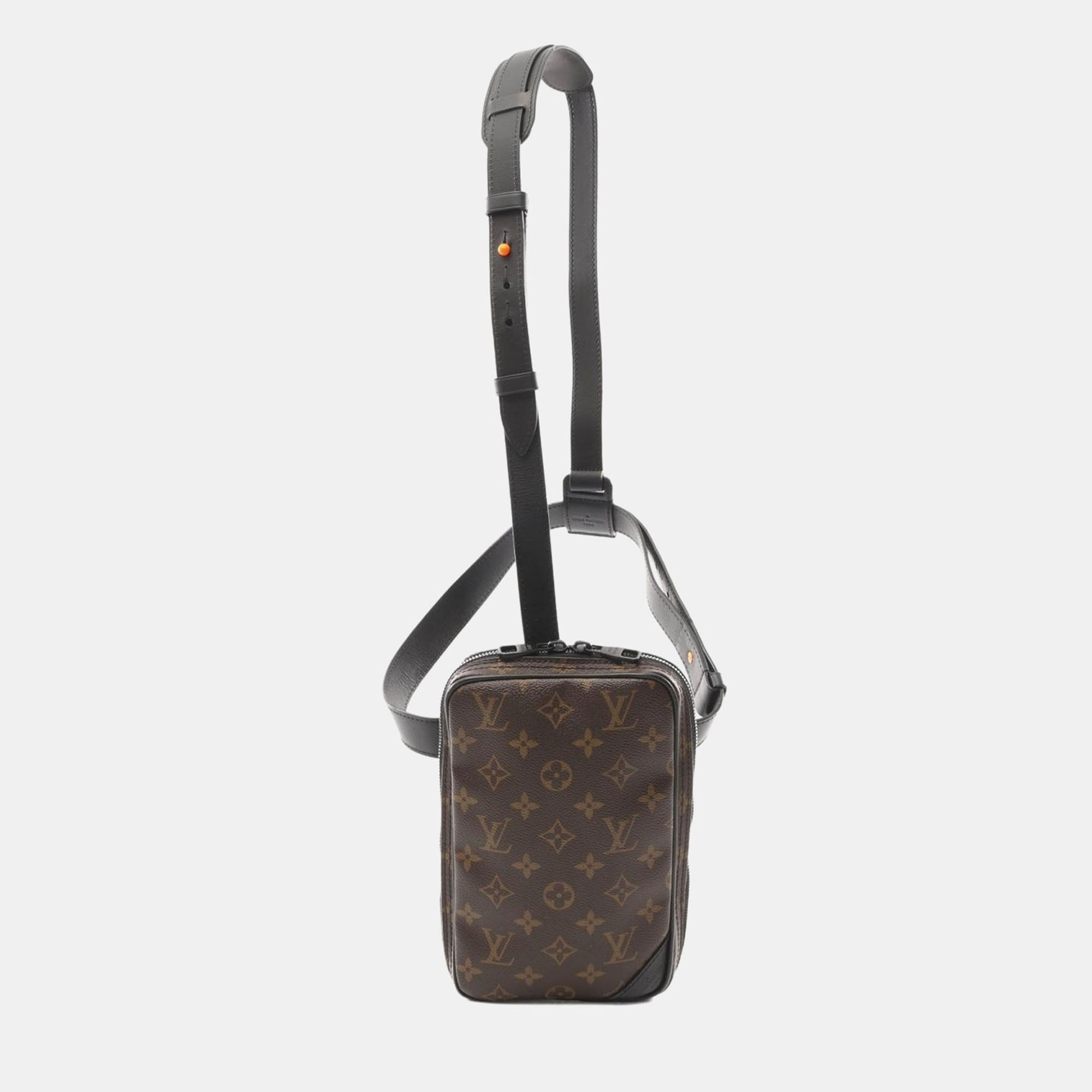

Louis Vuitton Utility Side Waist Bag Monogram Solard Ray Brown Black
