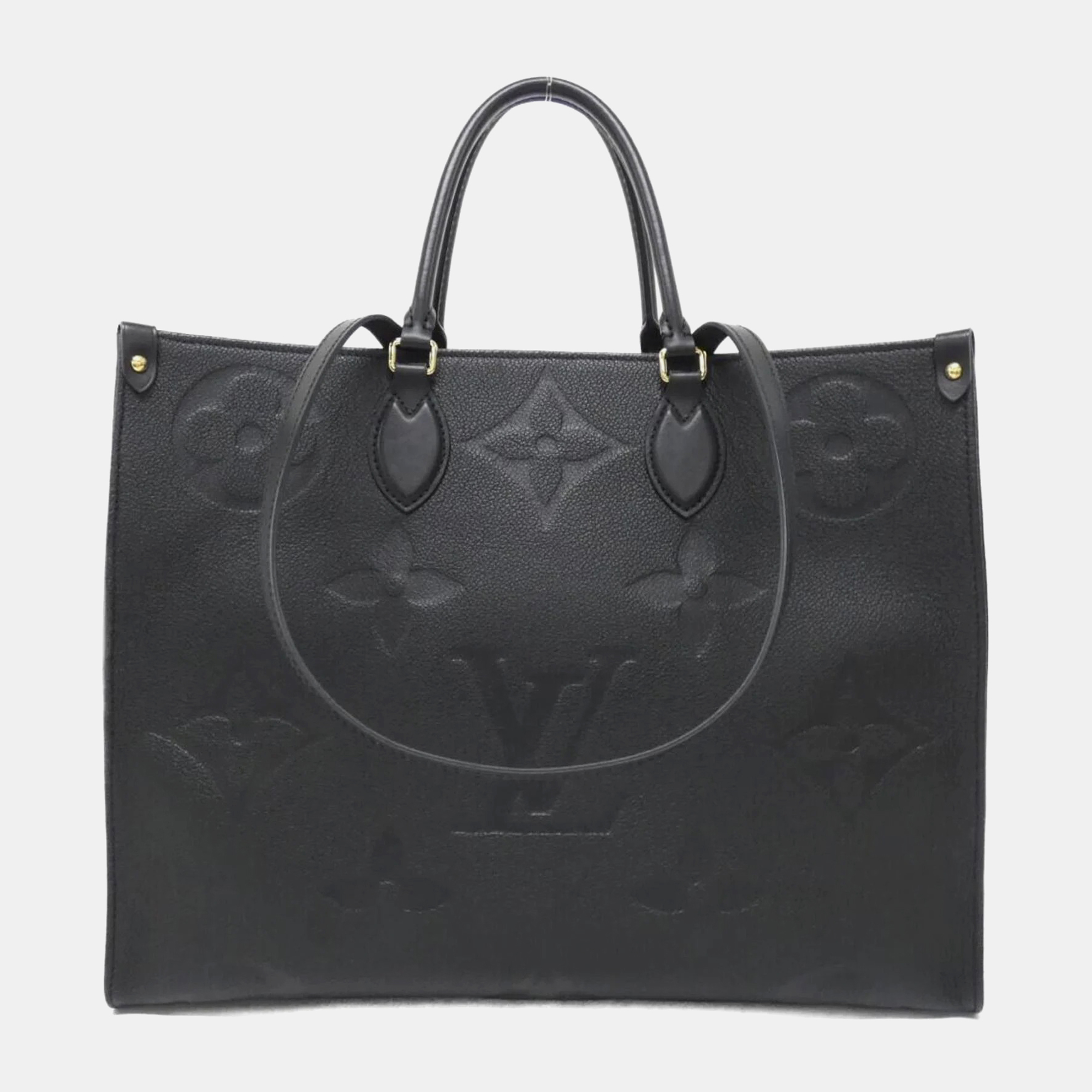 

Louis Vuitton Monogram Empreinte On-The-Go Gm Handbag, Black