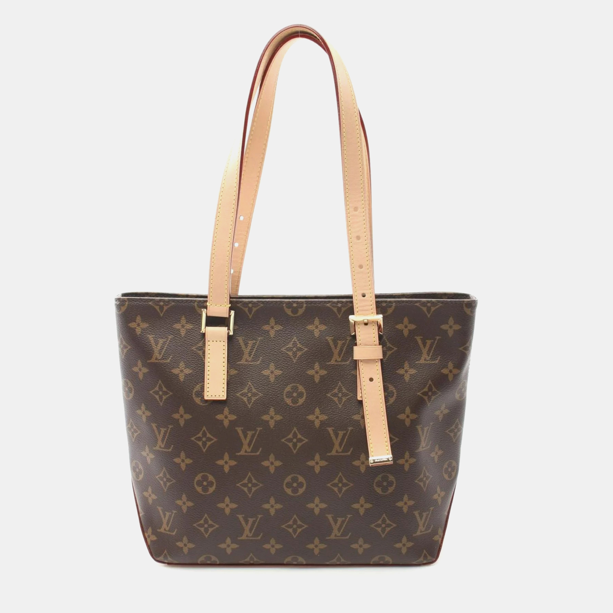 

Louis Vuitton Brown Coated Canvas Piano Tote Bag