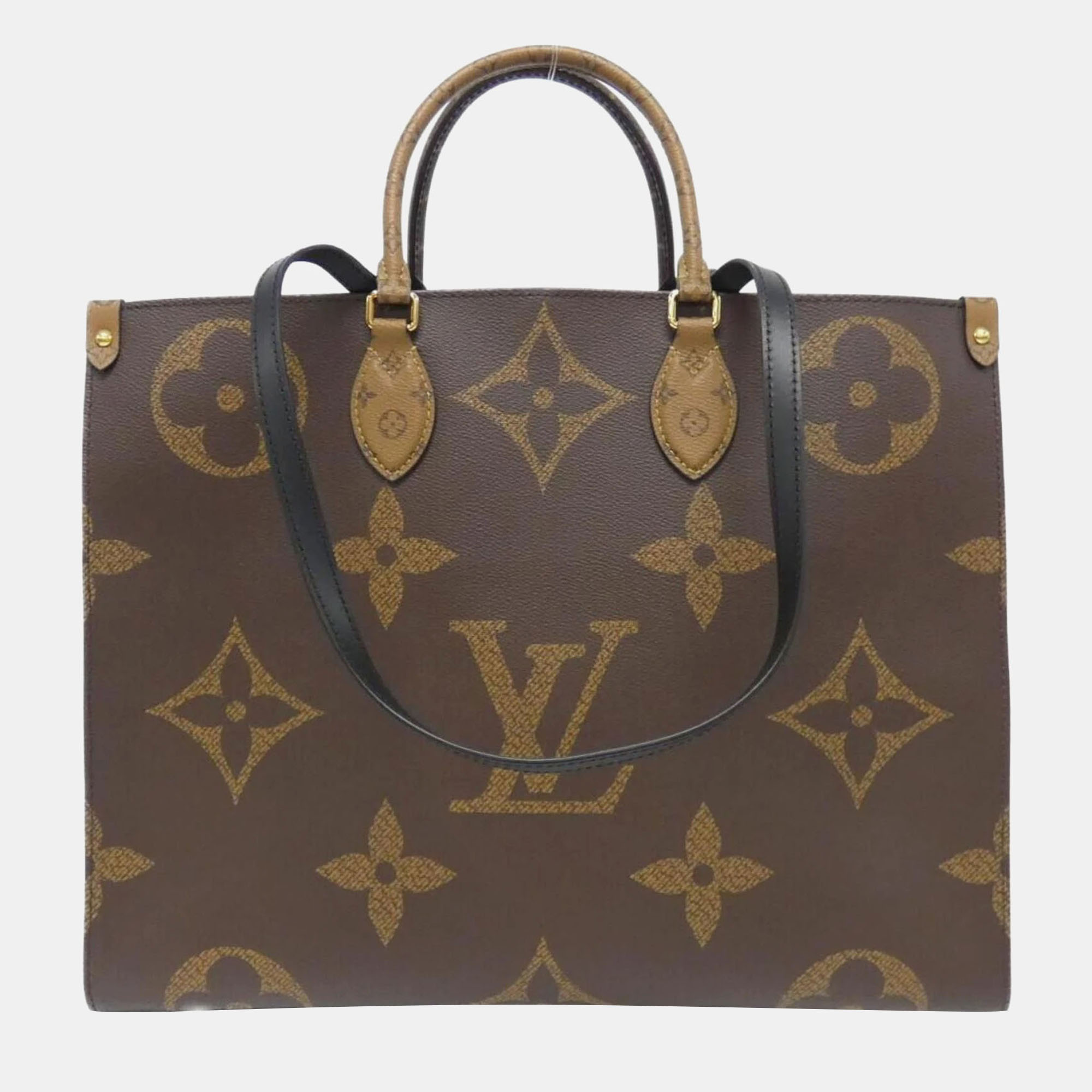 

Louis Vuitton Monogram Giant On-The-Go Gm Bag, Brown