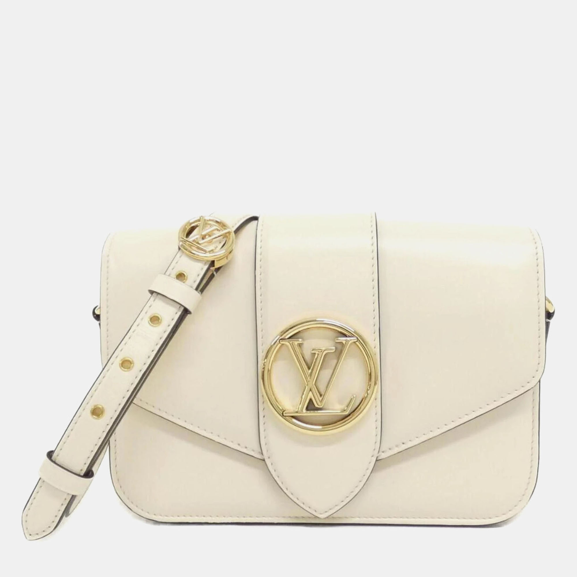 

Louis Vuitton Lv Pont Neuf Shoulder Bag, Cream