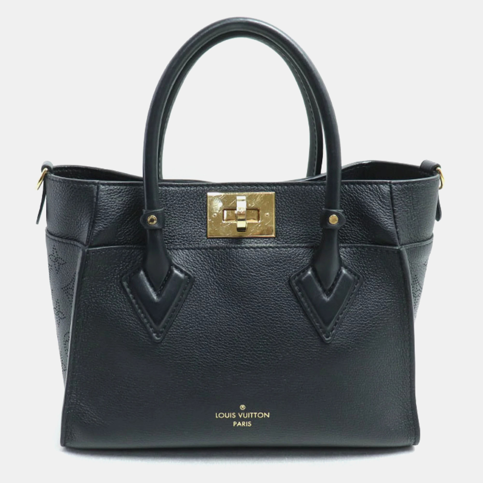 

Louis Vuitton On My Side Pm Handbag Black