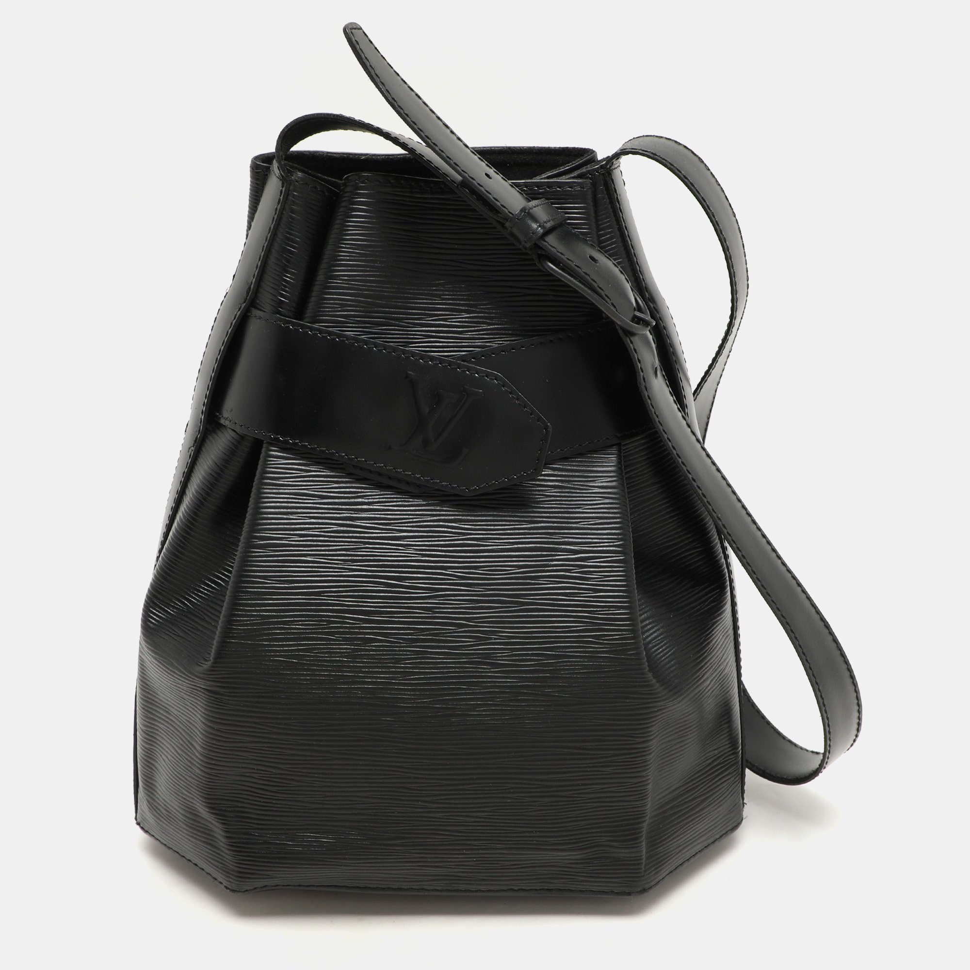 

Louis Vuitton Black Epi Leather Sac D'Epaule PM Bag