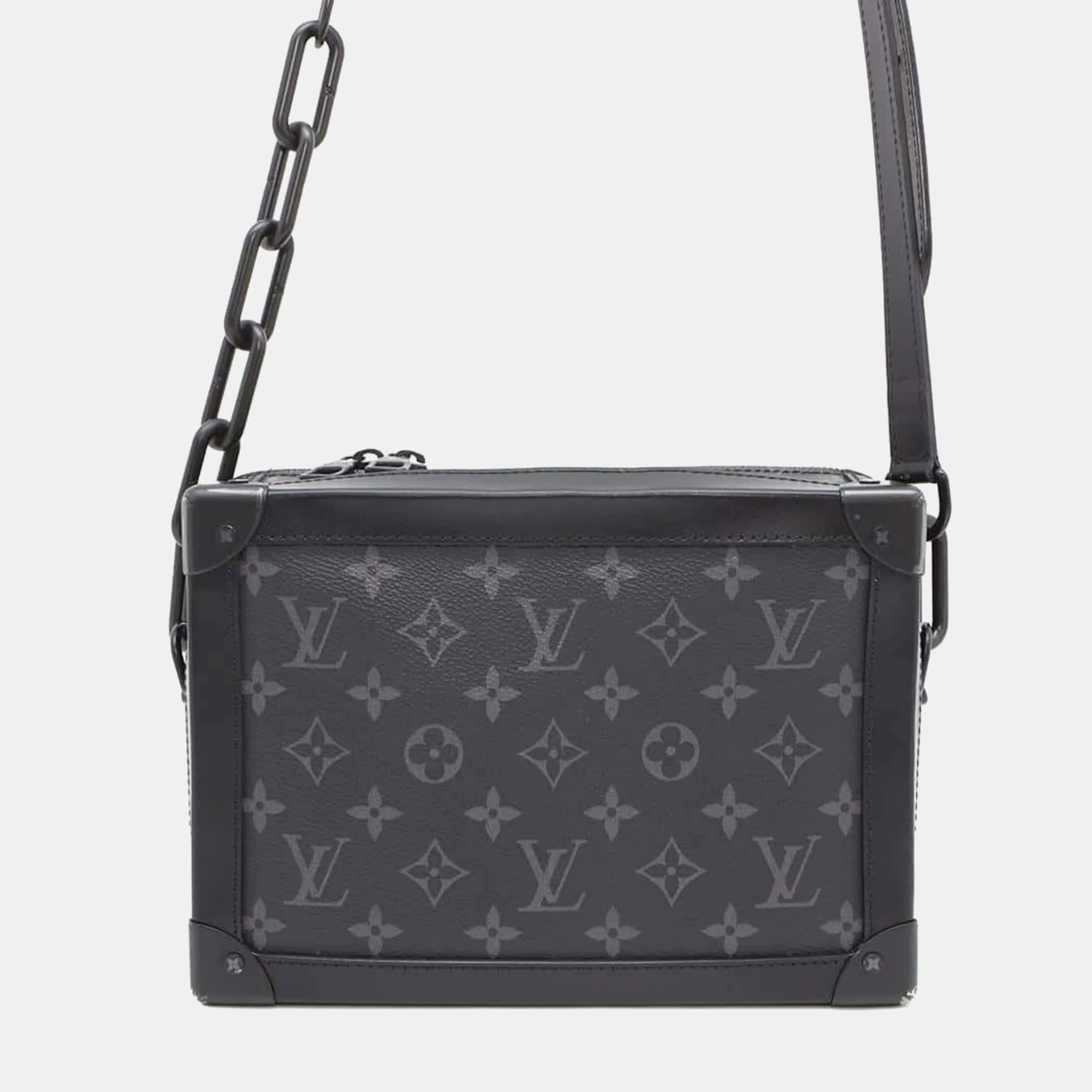 

Louis Vuitton Shoulder Bag Monogram Eclipse Soft Trunk Black