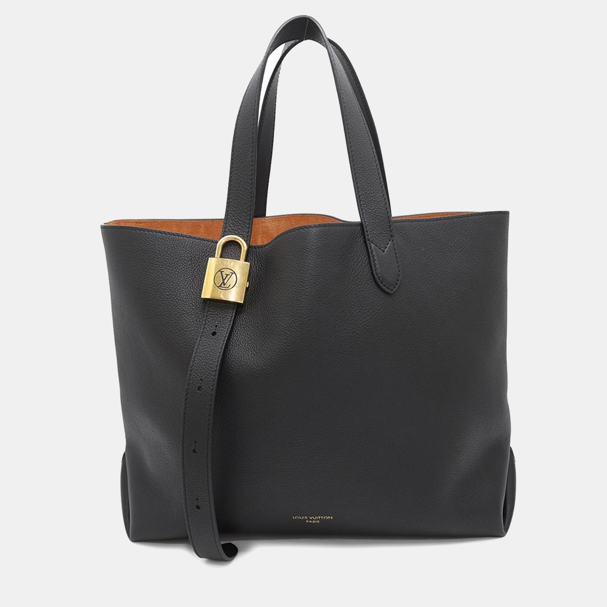 

Louis Vuitton Lowkey Cabas Noir Grained Calf Leather Size Mm, Black