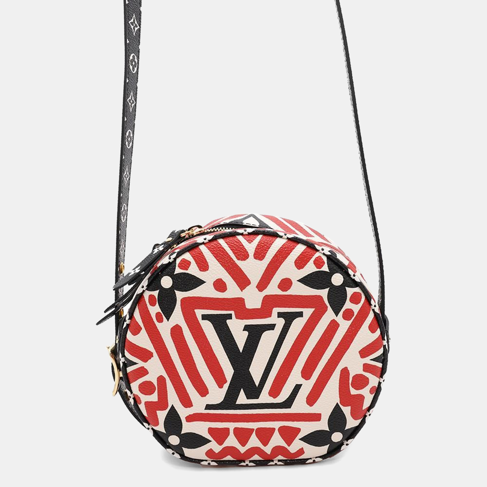 

Louis Vuitton Lv Crafty Boite Chapeau Soupour Claim Rouge Monogram / Giant, Multicolor