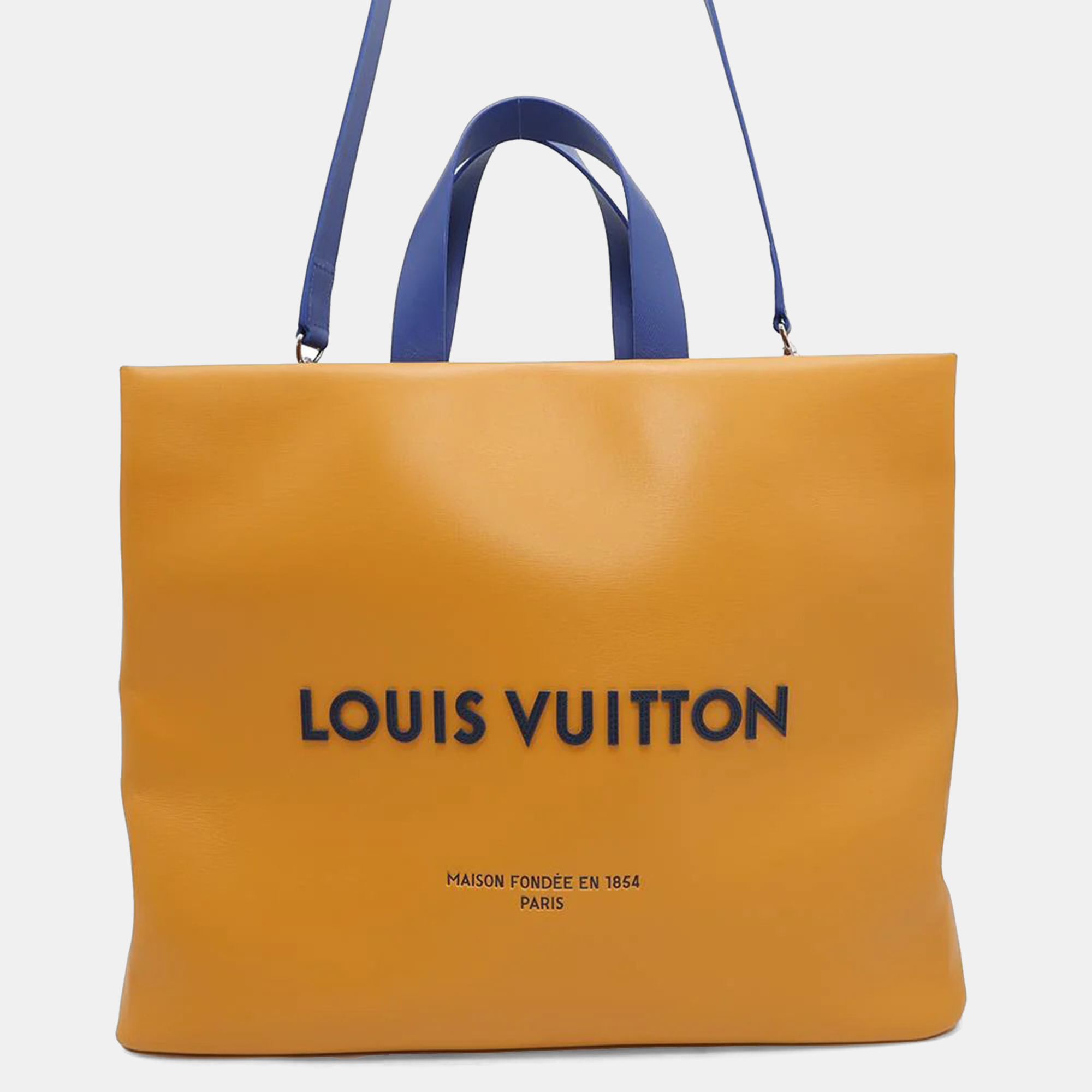 

Louis Vuitton Shopper Tote Saffron Leather Size Mm, Orange