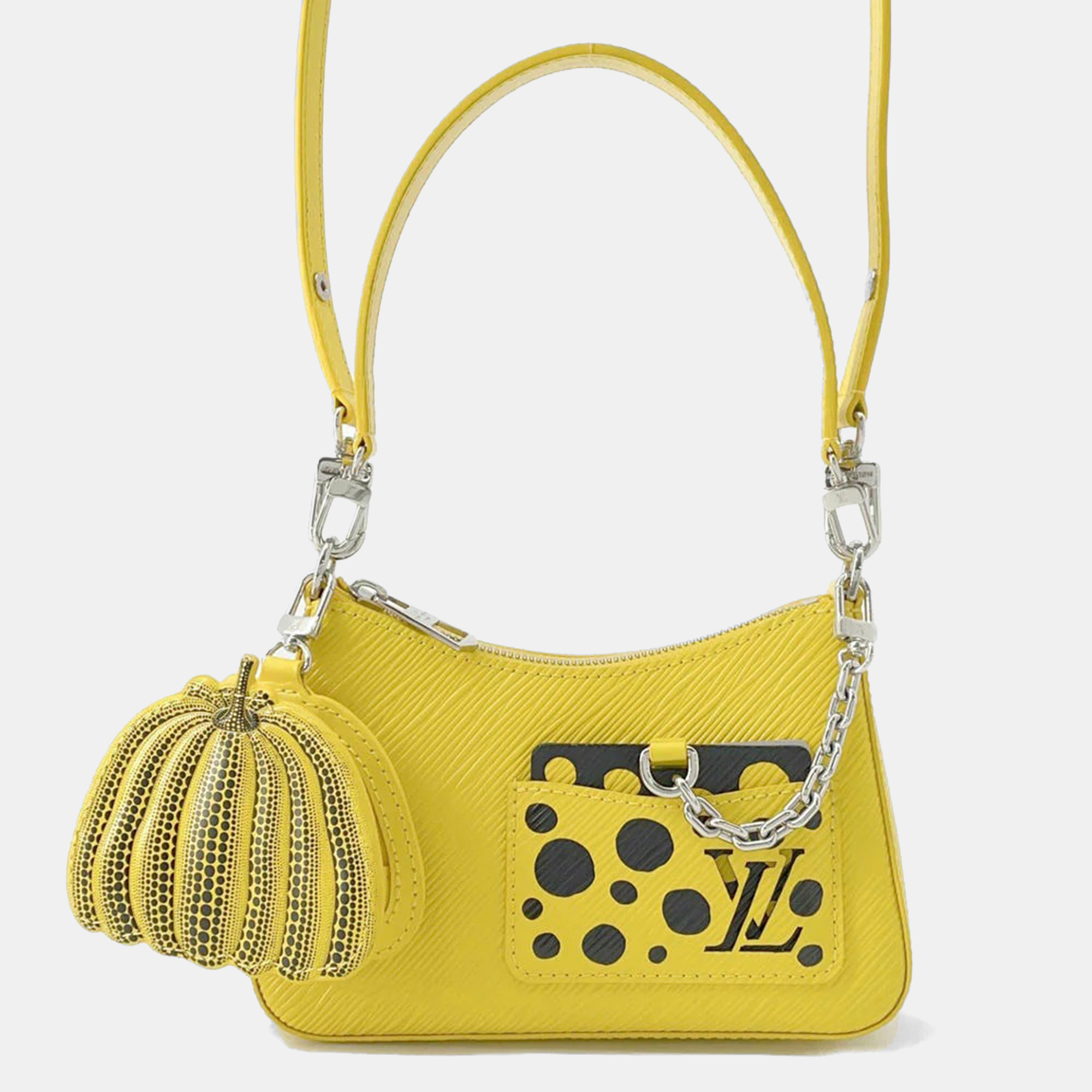 

Louis Vuitton Jaune Epi Leather Malelini LV x YK Shoulder Bag, Yellow