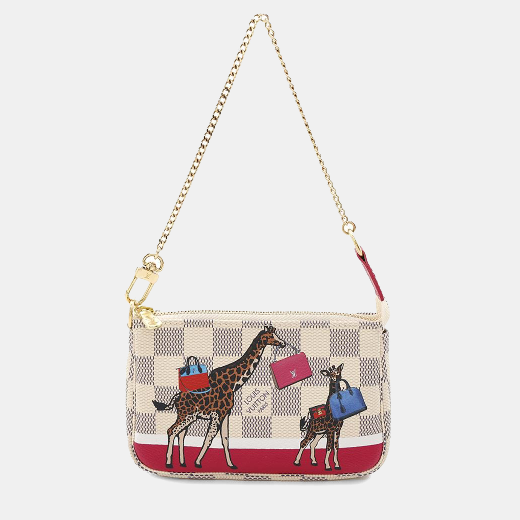 

Louis Vuitton Mini Pochette Accessoires Beige Damier Azur