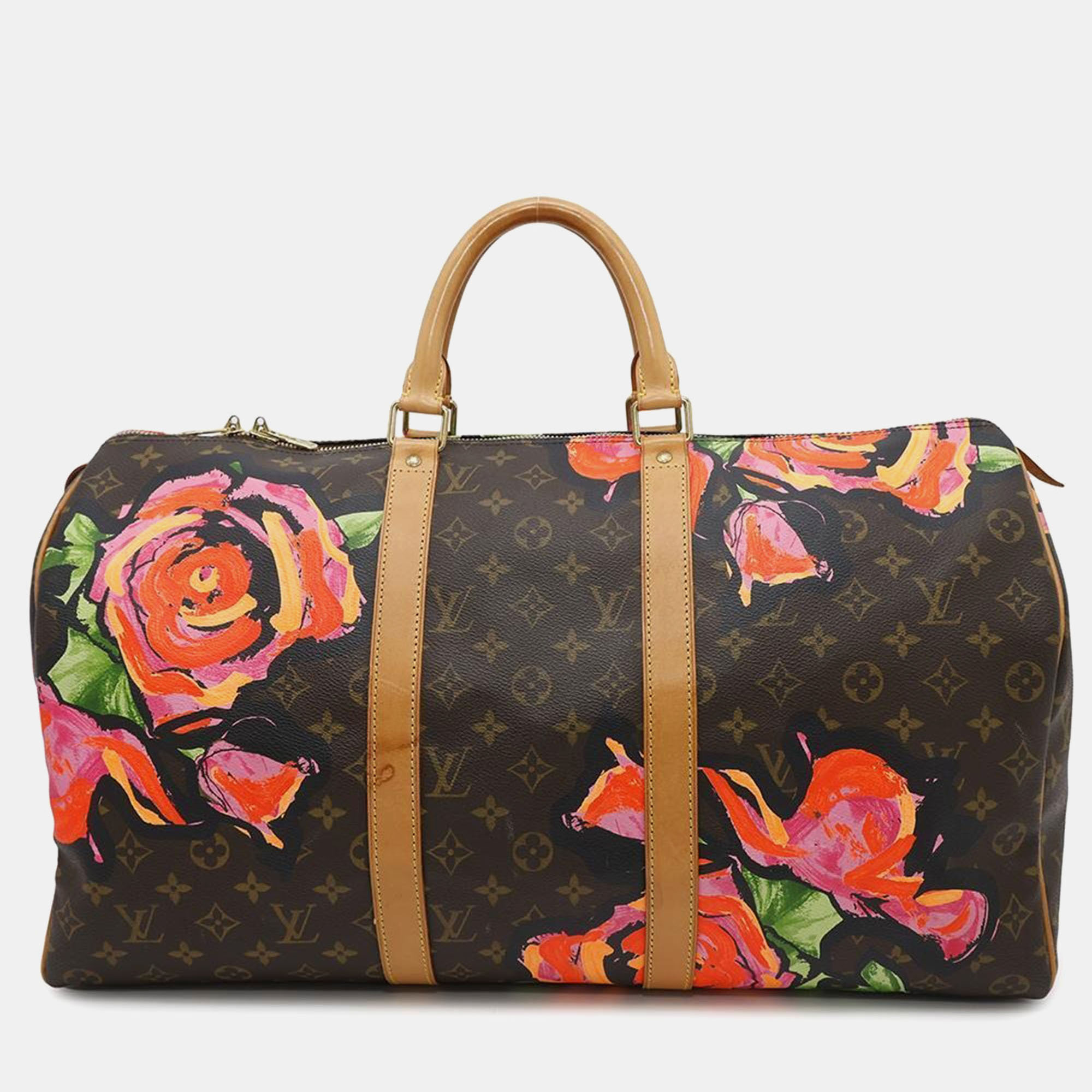 

Louis Vuitton Keepall Brown Monogram Rose Size